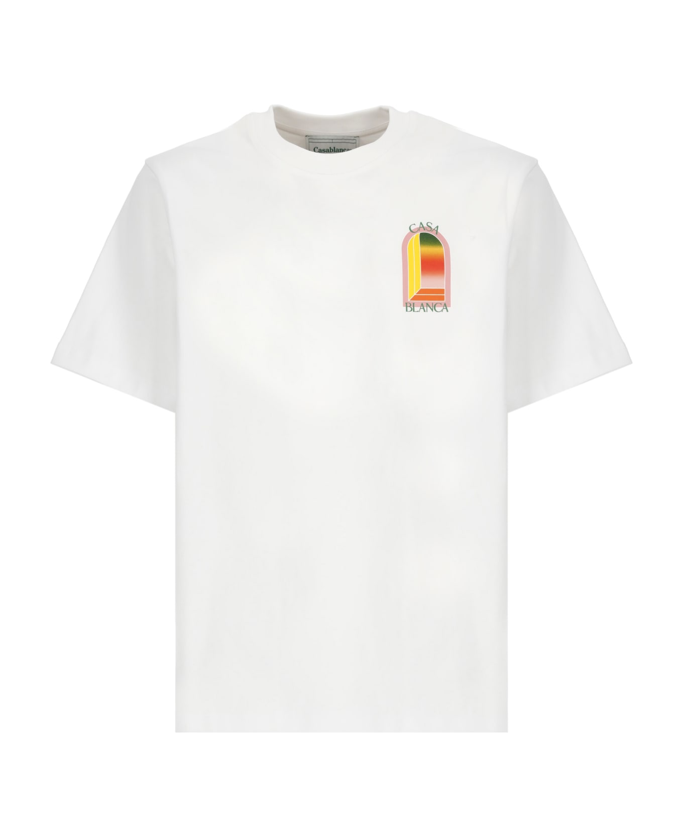 Casablanca Gradient Arch Logo T-shirt - White