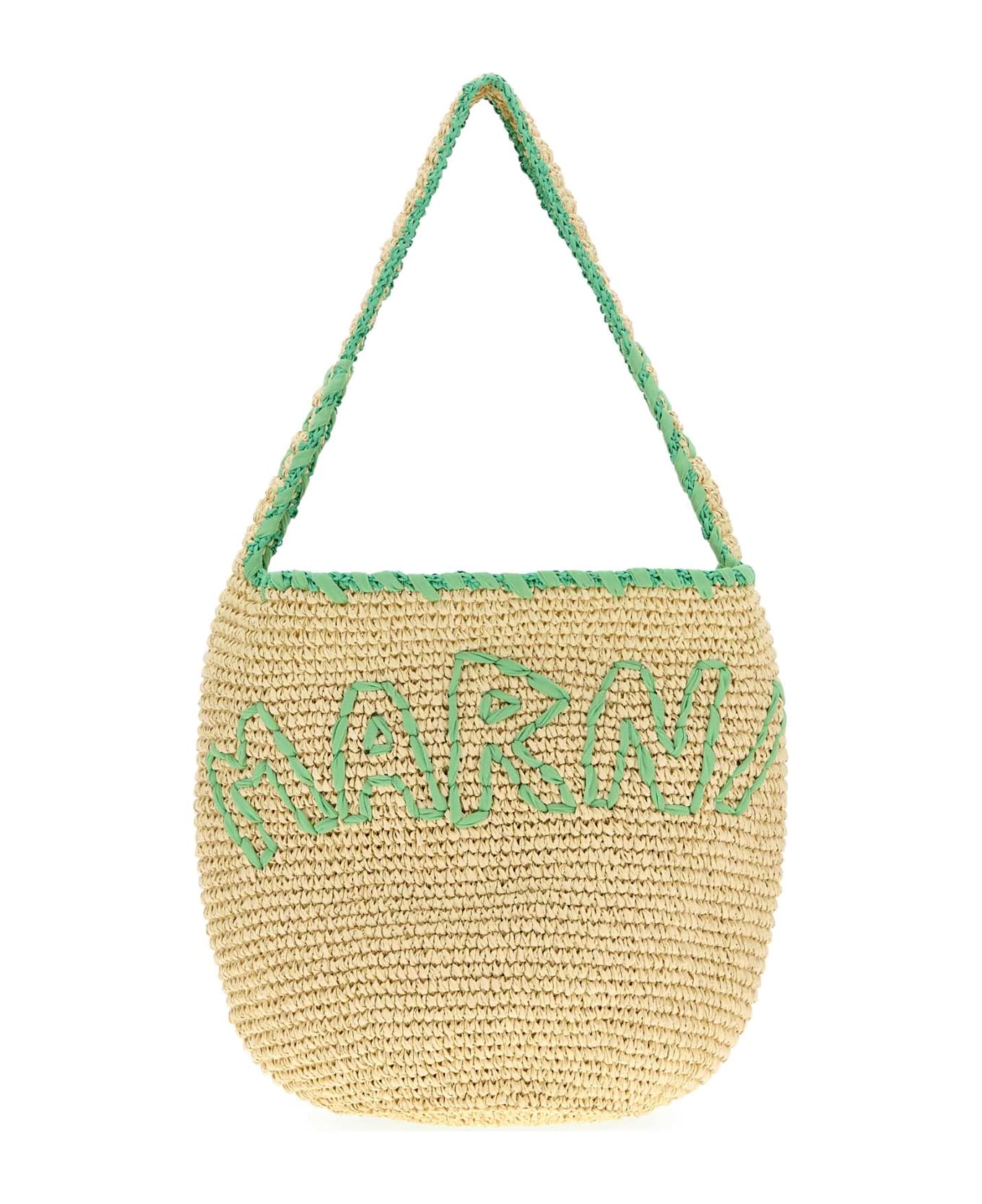 Marni Raffia Shopping Bag - ZO979