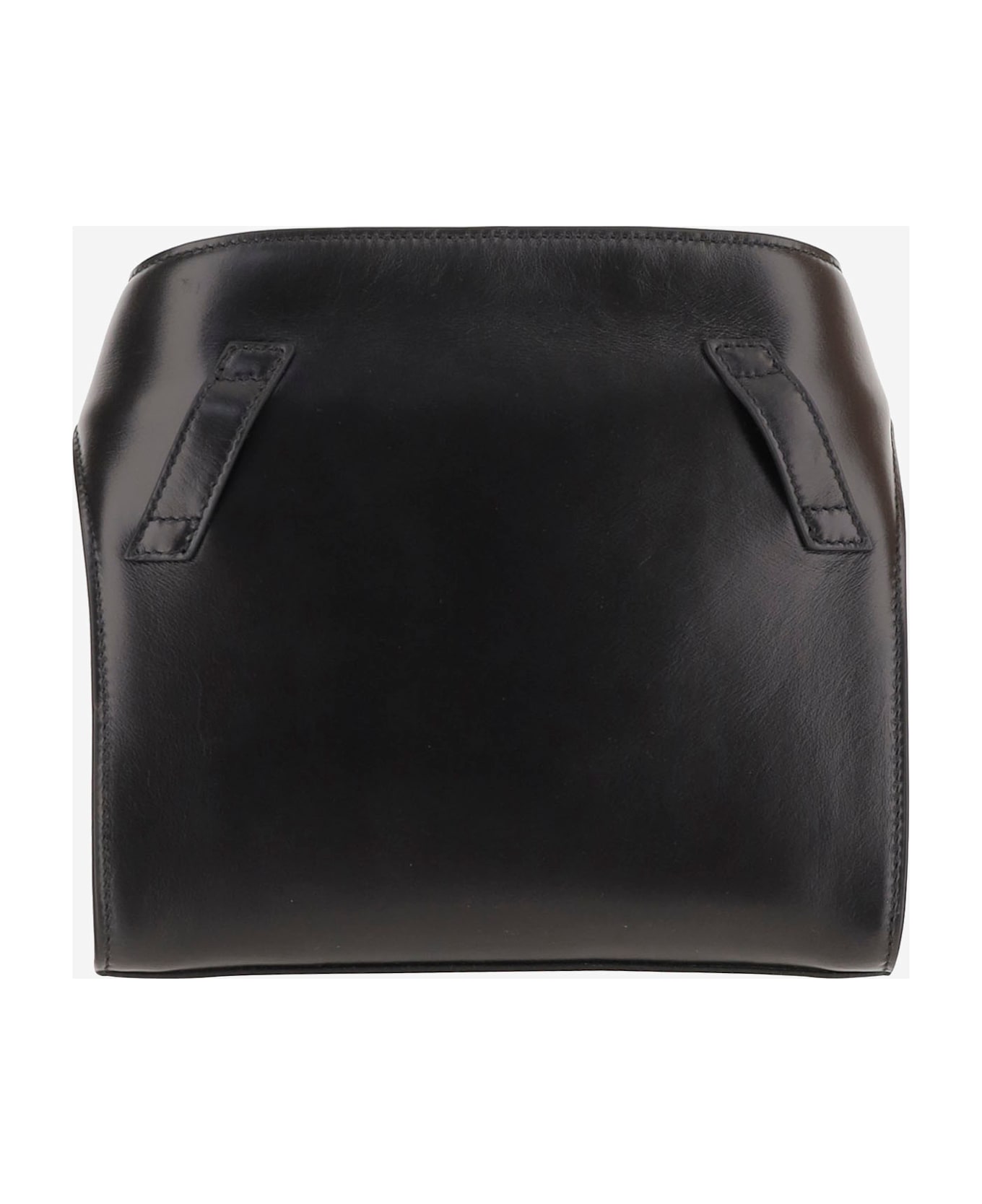 Ferragamo Hug Bb Leather Bag - Black
