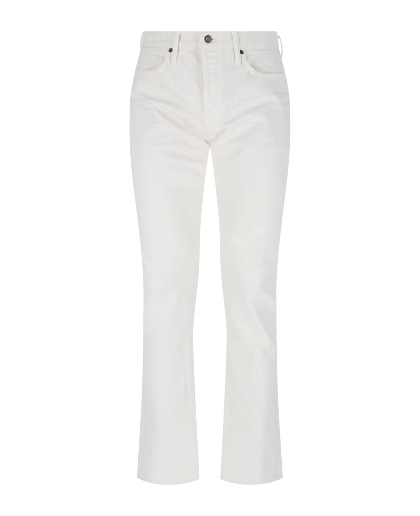Tom Ford Straight Jeans - White