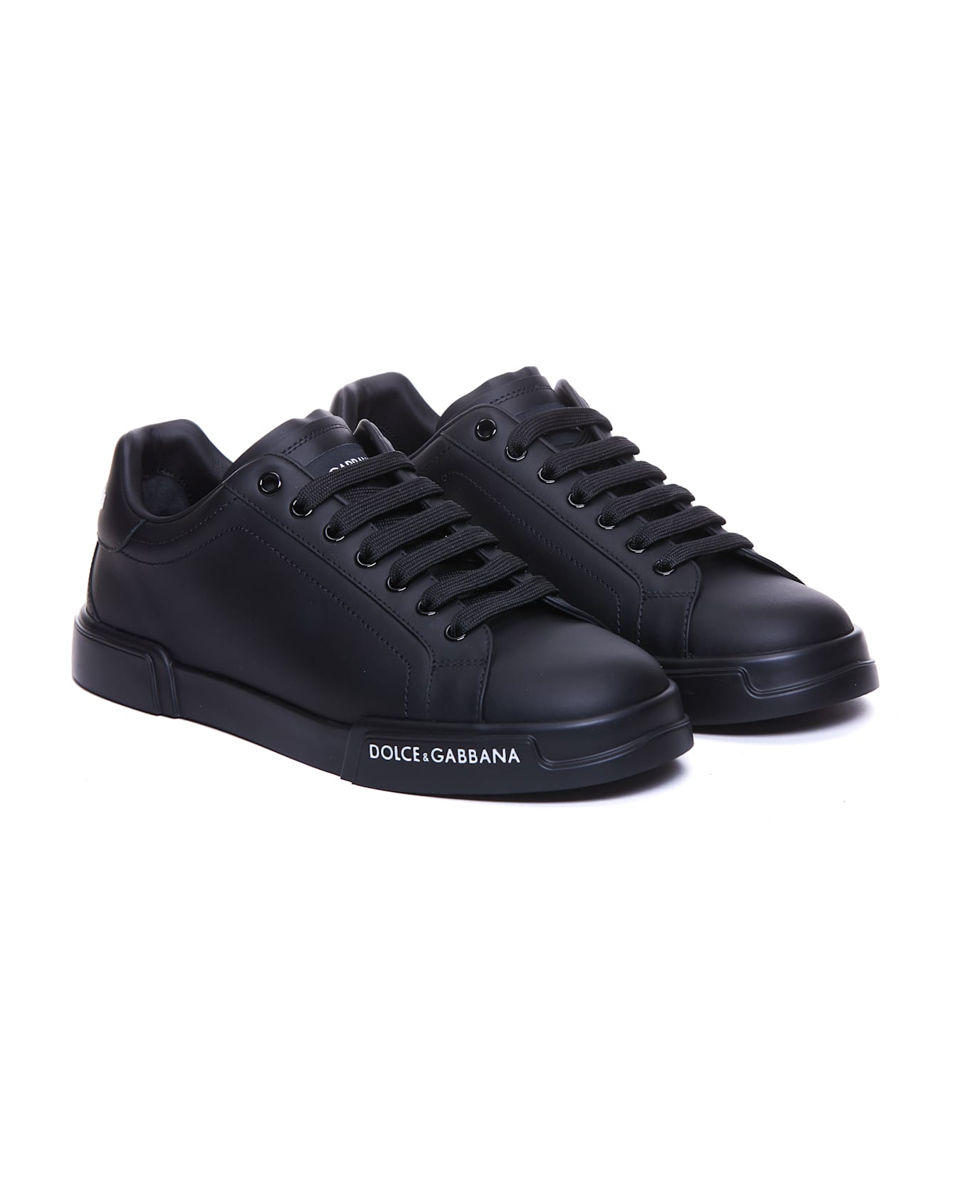 Dolce & Gabbana Portofino Sneakers - BLACK