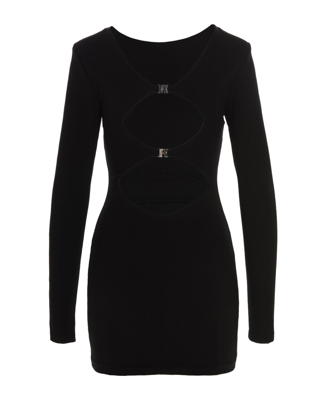 Rotate by Birger Christensen Logo Jersey Dress - Black  