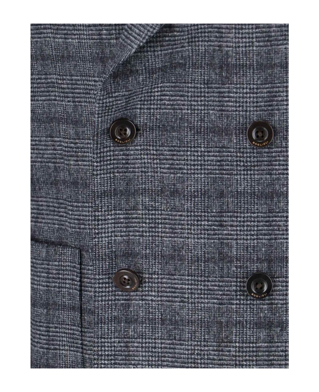 Boglioli Double-breasted Blazer - Gray