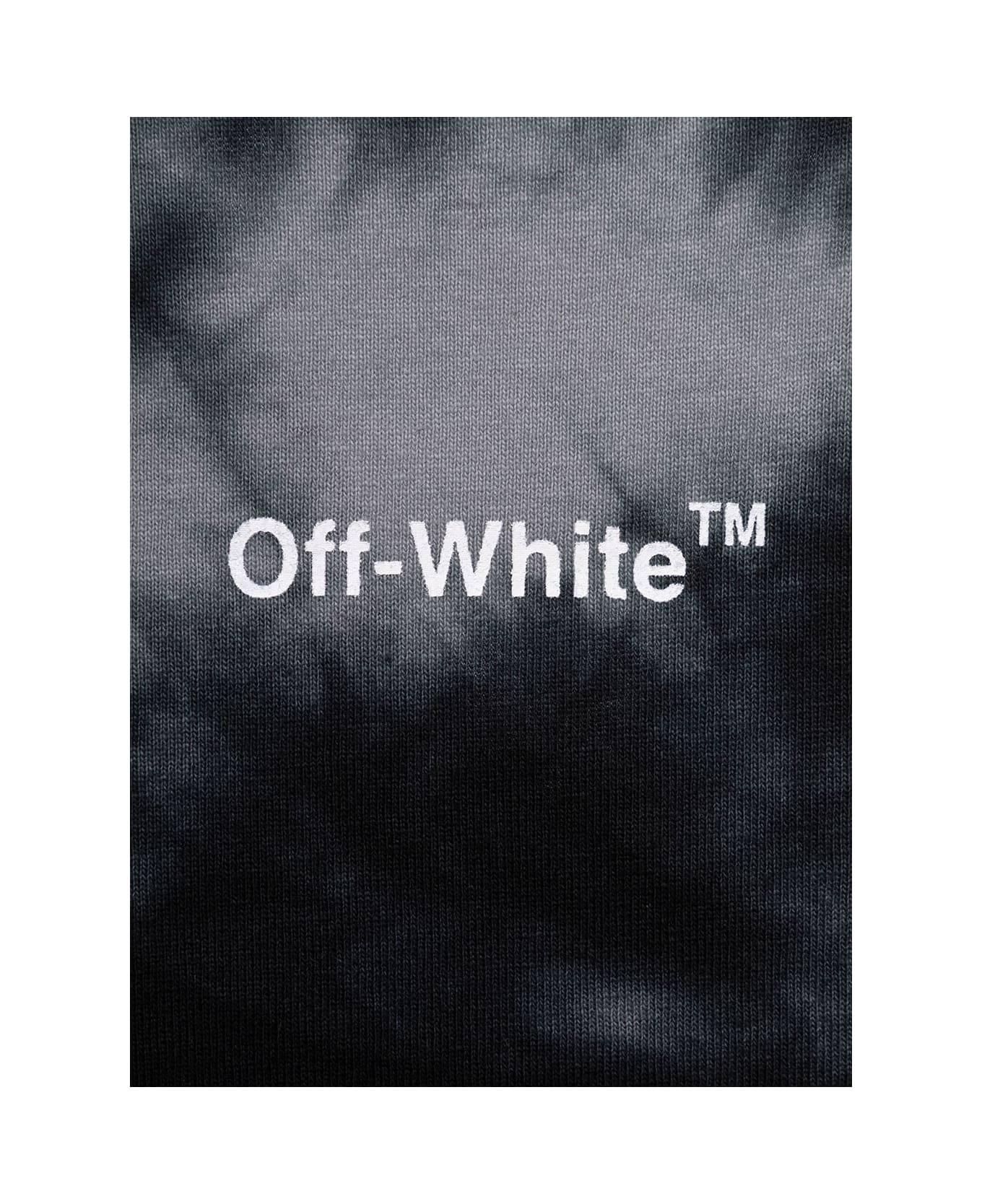 Off-White Arrow Tie Dye Slim S/s Tee - Grey