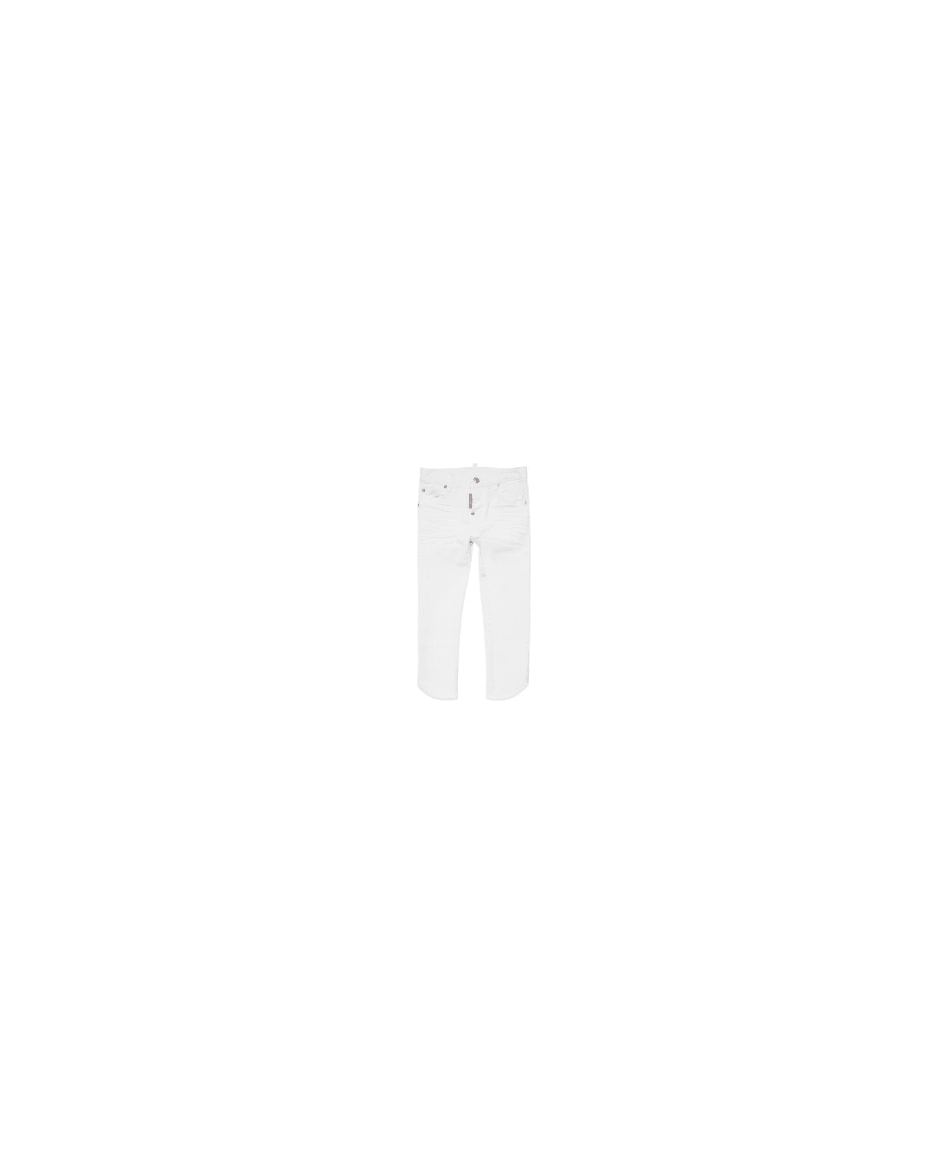 Dsquared2 Jeans Dritti Cool Guy - White ボトムス