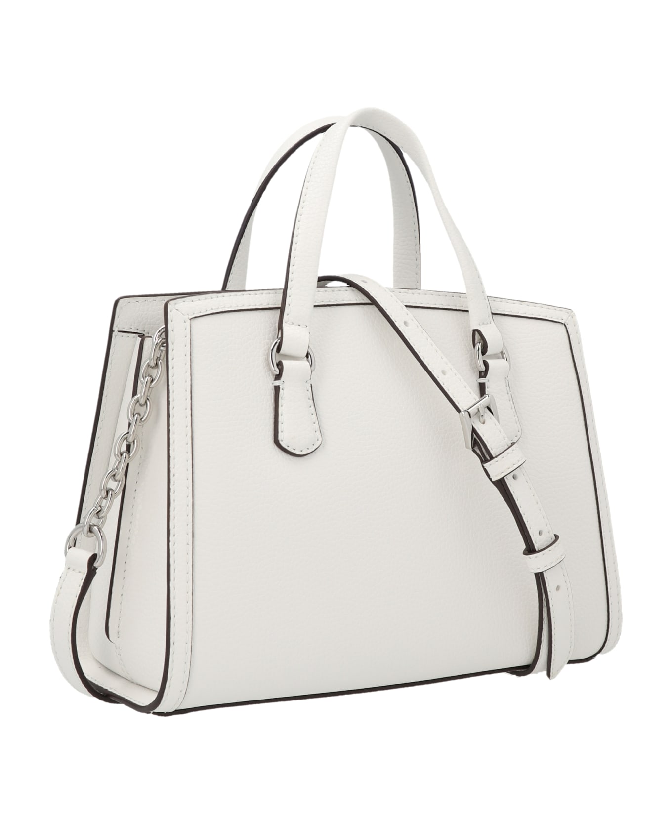 Michael Kors 'crocal' Small Handbag - White