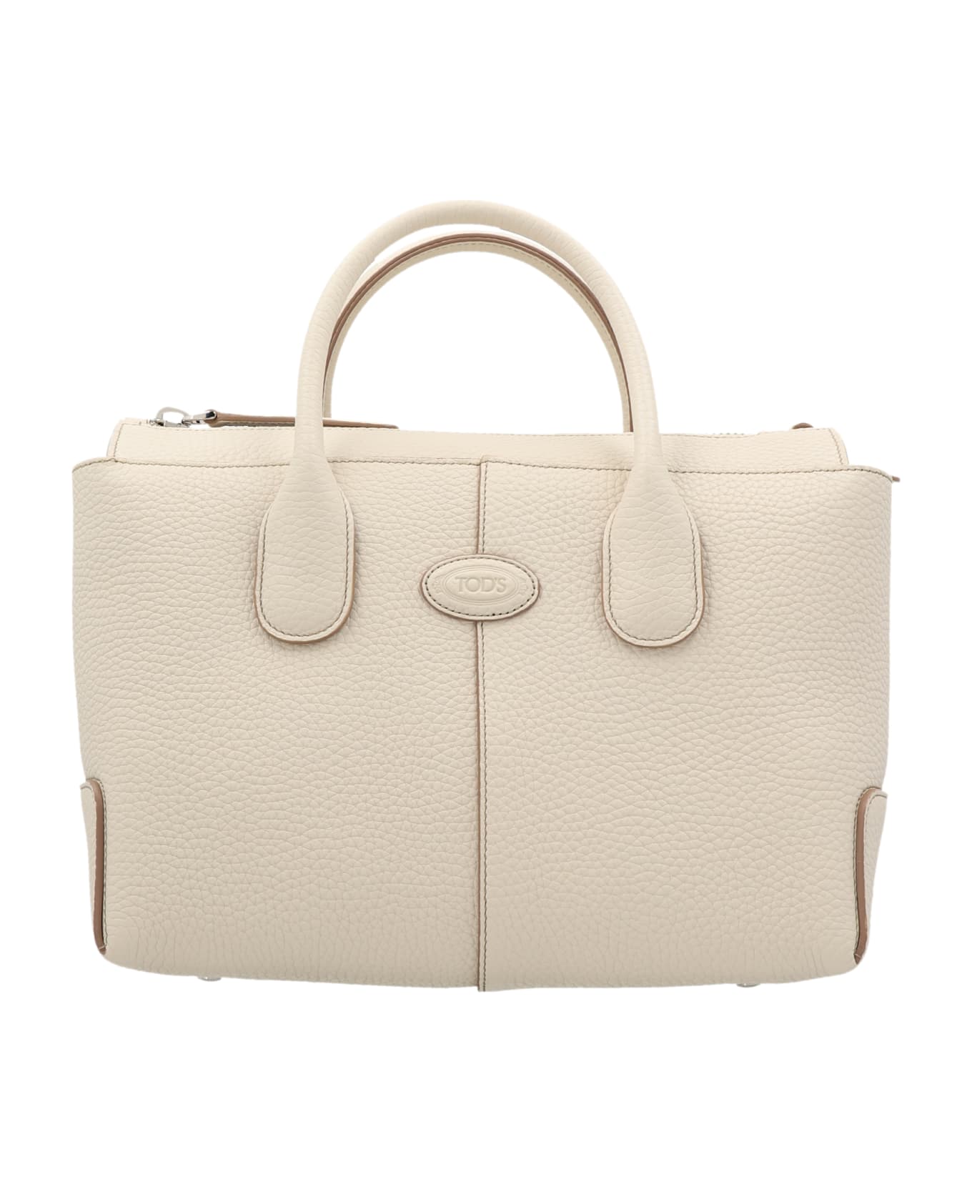 Tod's Di Smooth Leather Tote Bag - Ecru トートバッグ