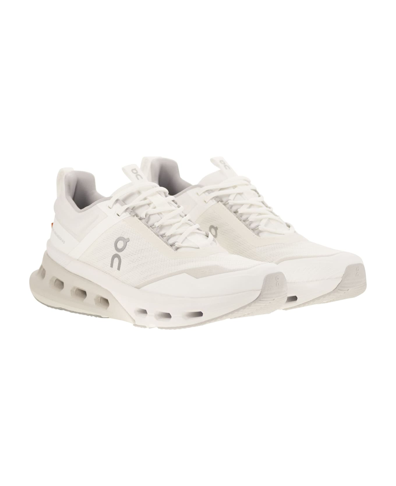 ON Cloudnova X - Technical Fabric Trainers - White