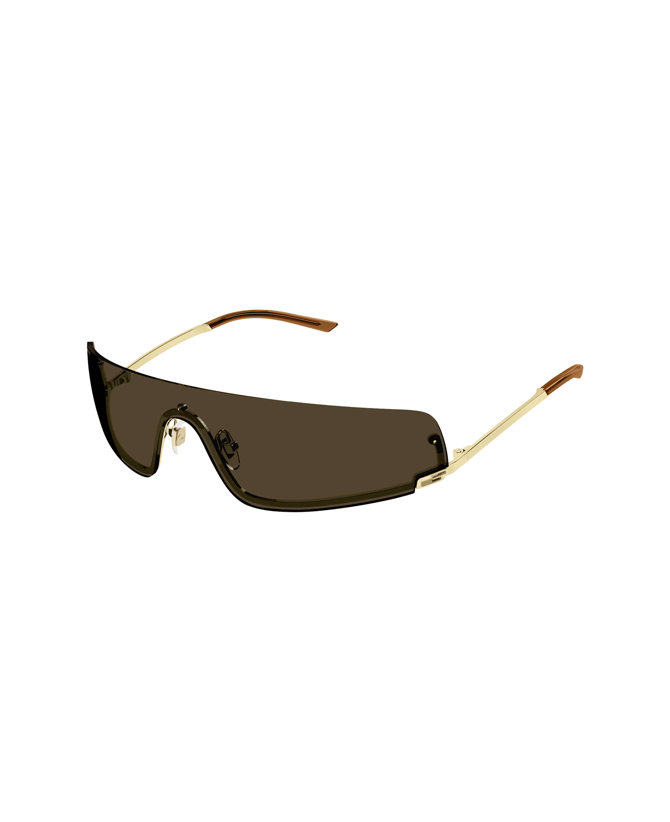 Gucci Eyewear Gg1561s Linea Fashion 002 Gold Brown Sunglasses - Oro