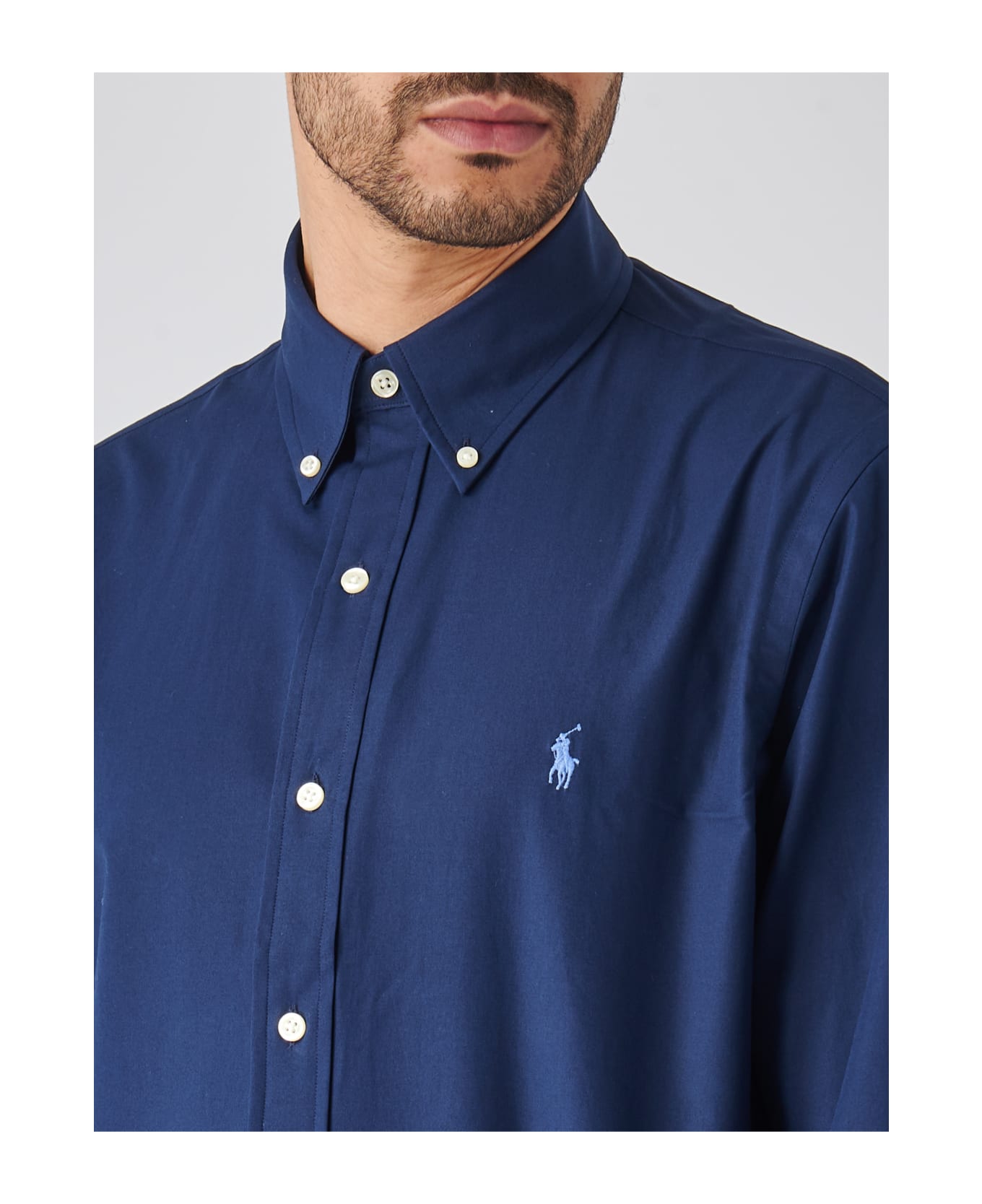 Polo Ralph Lauren Long Sleeve Sport Shirt Shirt - BLU