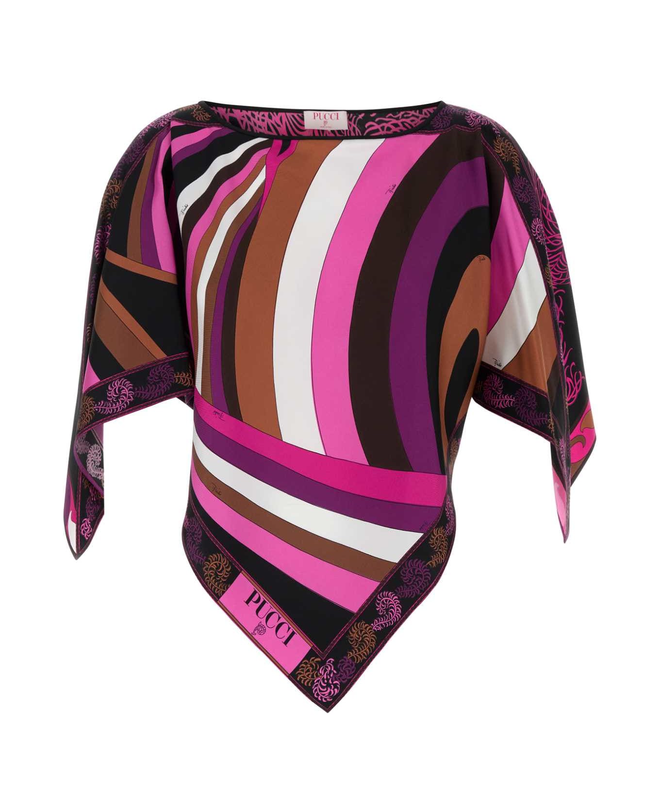 Pucci Blouse - FUXIAMARRONE