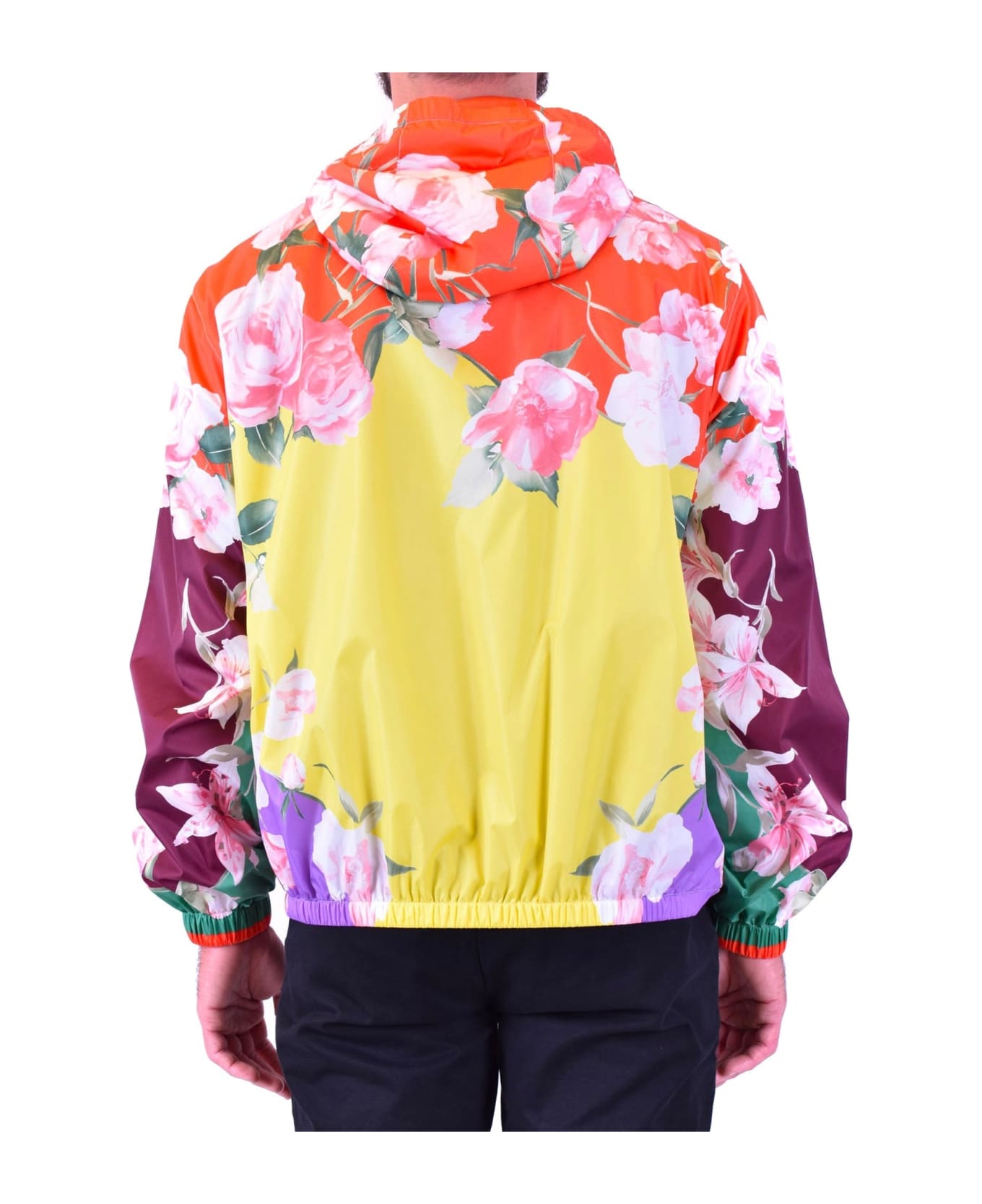 Valentino Flying Flowers Jacket - Red