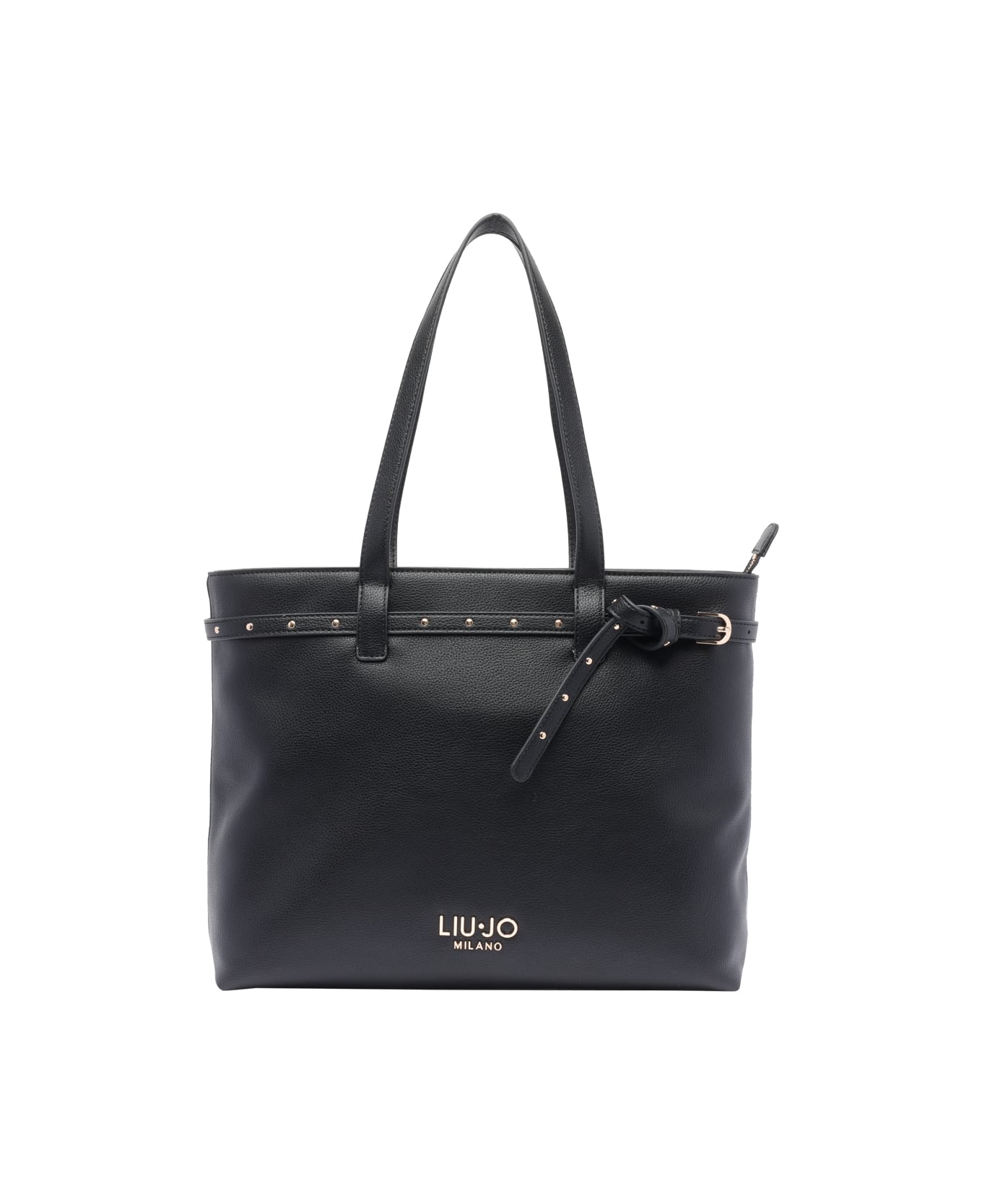 Liu-Jo Logo Shoulder Bag - Black