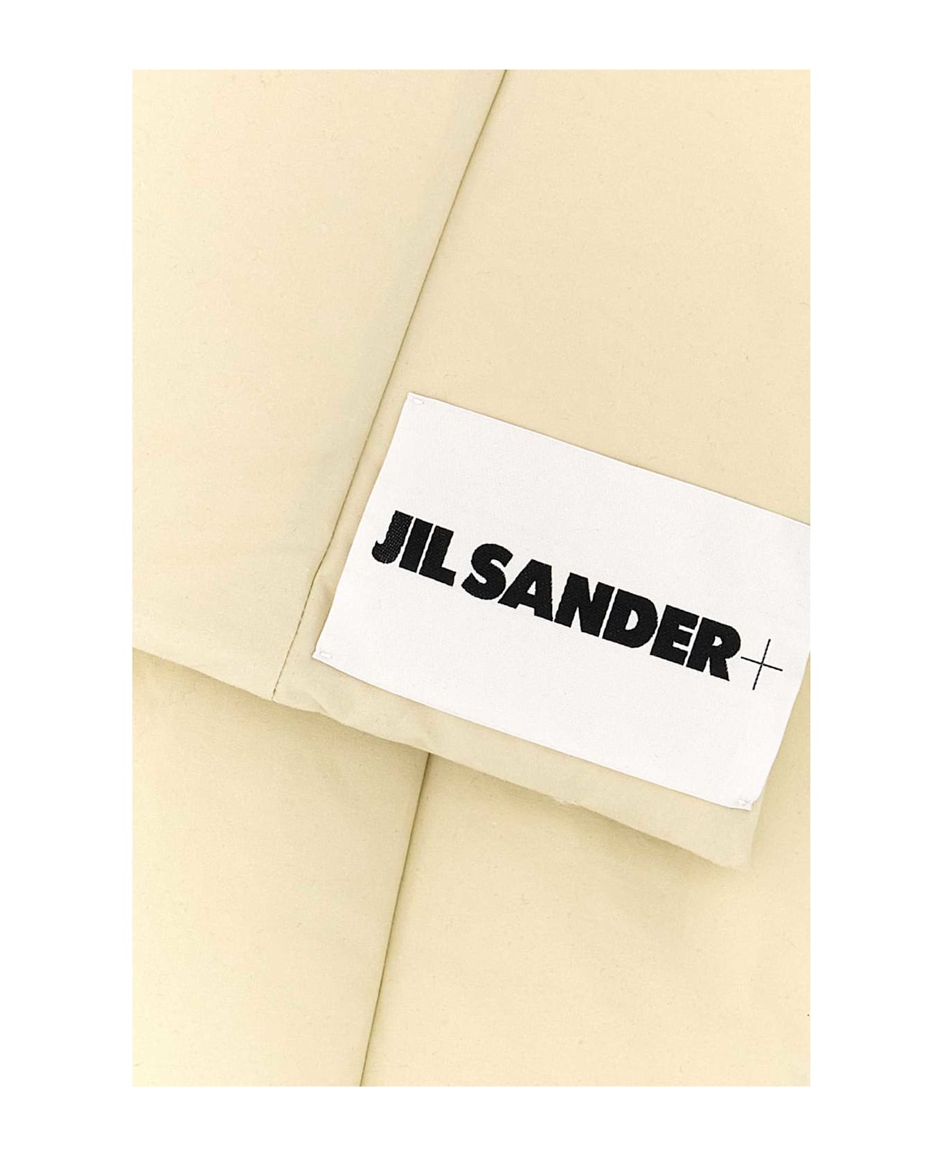 Jil Sander Cream Cotton Scarf - SAGE
