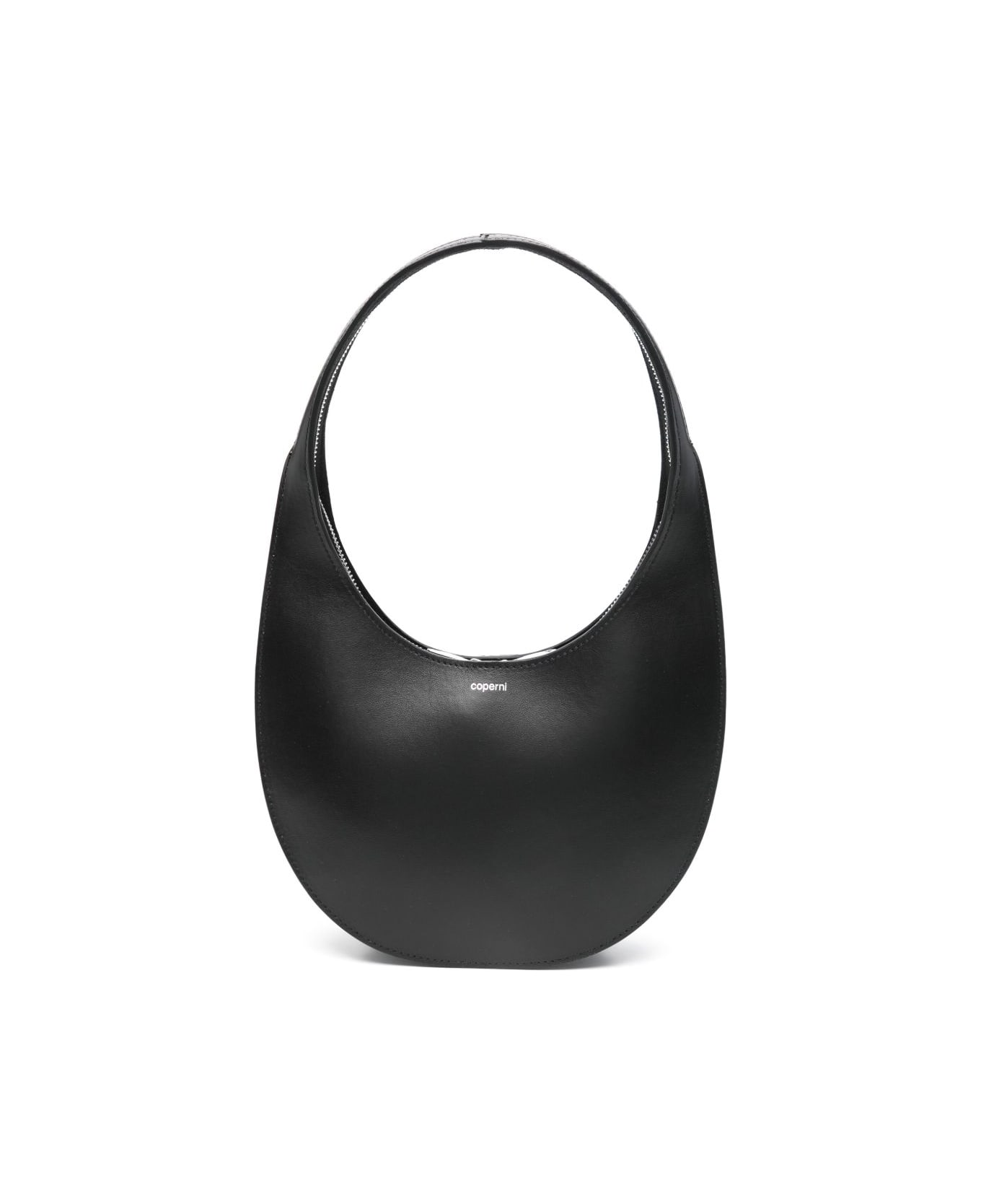 Coperni Swipe Leather Shoulder Bag - Black