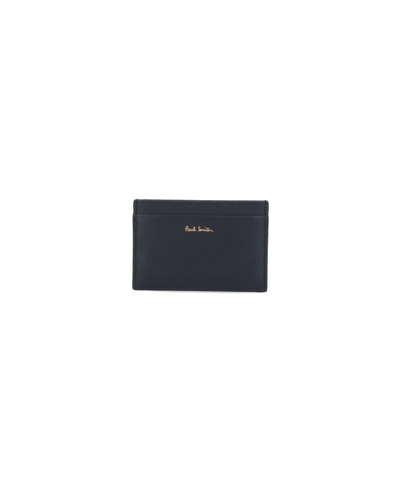 Paul Smith 'signature Stripe' Card Holder - Black   財布