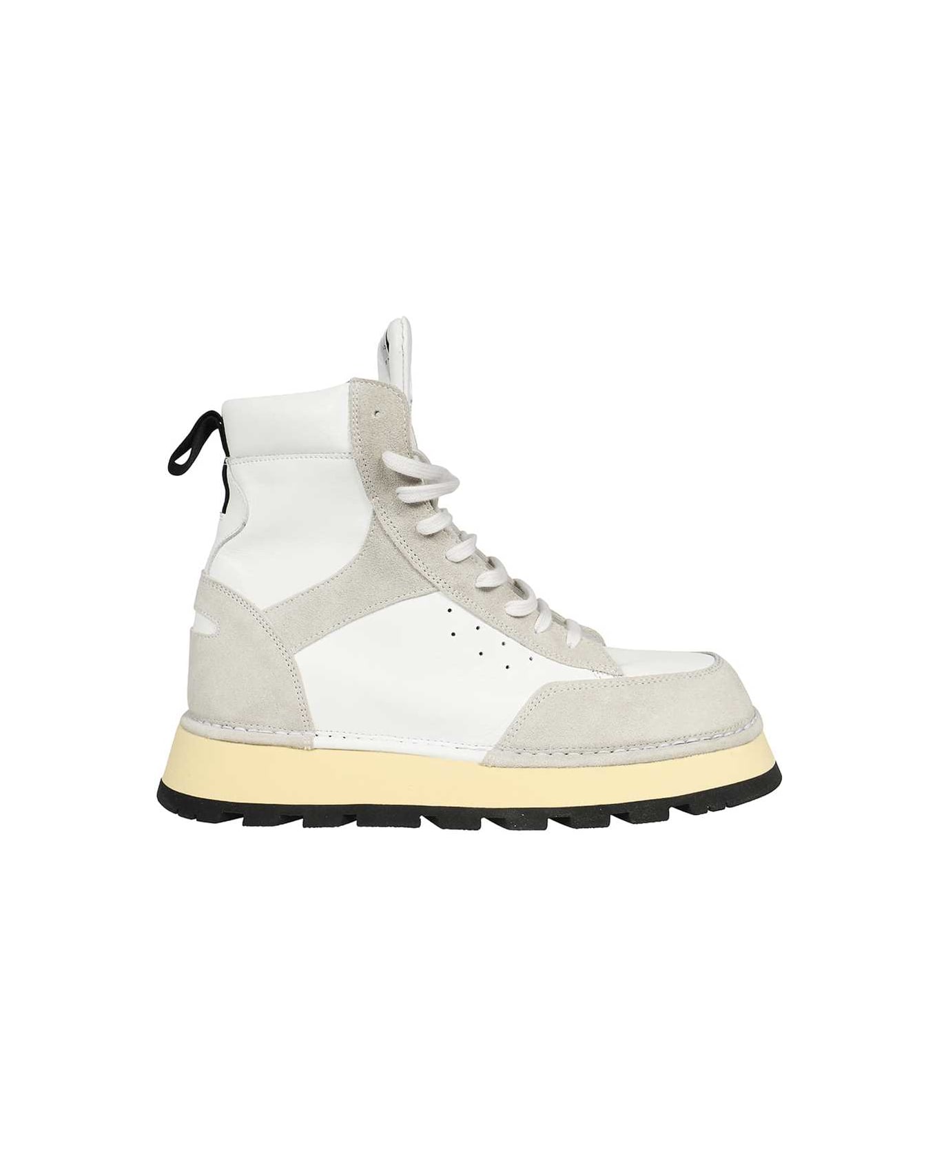 Spalwart Leather Lace-up Boots - White ブーツ