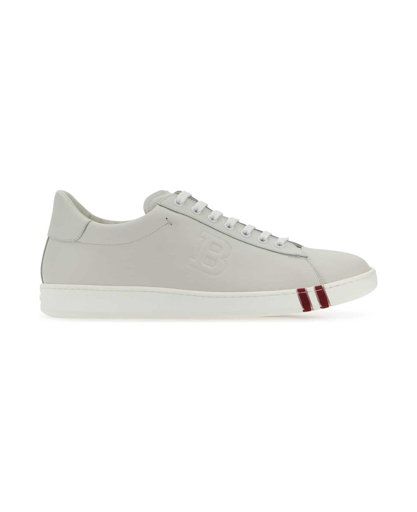 Bally Chalk Leather Asher Sneakers - F607