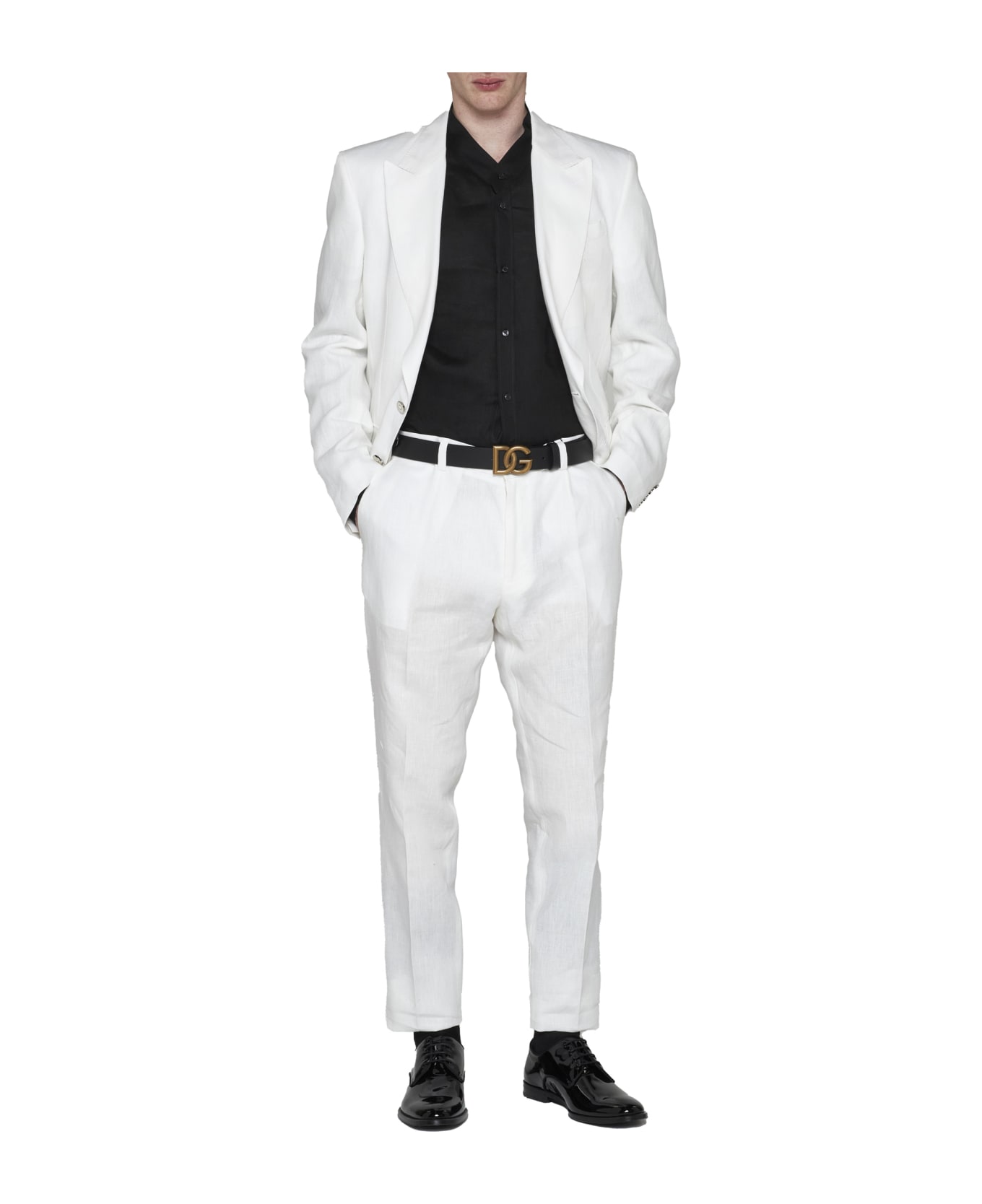 Dolce & Gabbana Pants - Bianco ボトムス