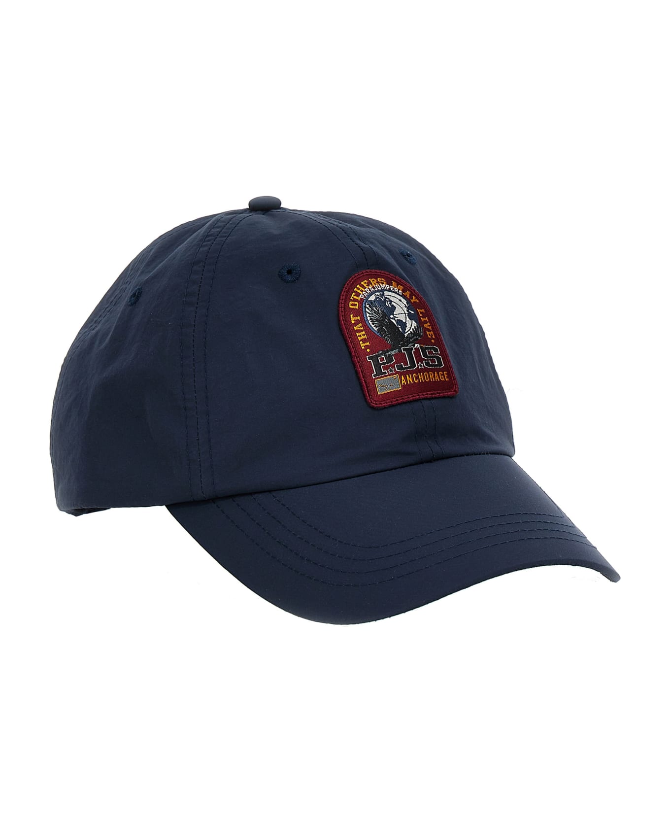 Parajumpers Logo Patch Baseball Cap - Blue 帽子