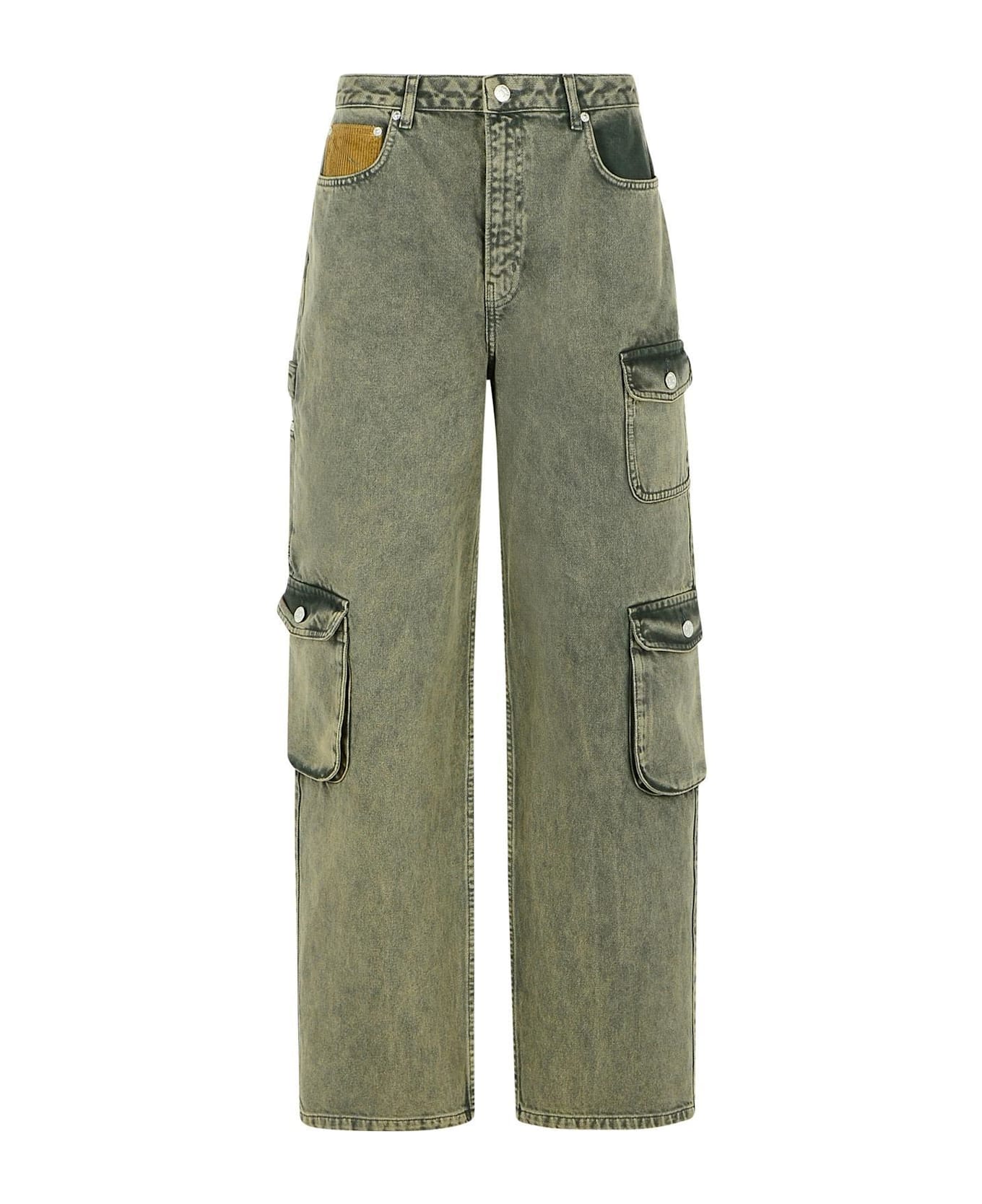 M05CH1N0 Jeans Vintage Denim Jeans - MILITARY GREEN