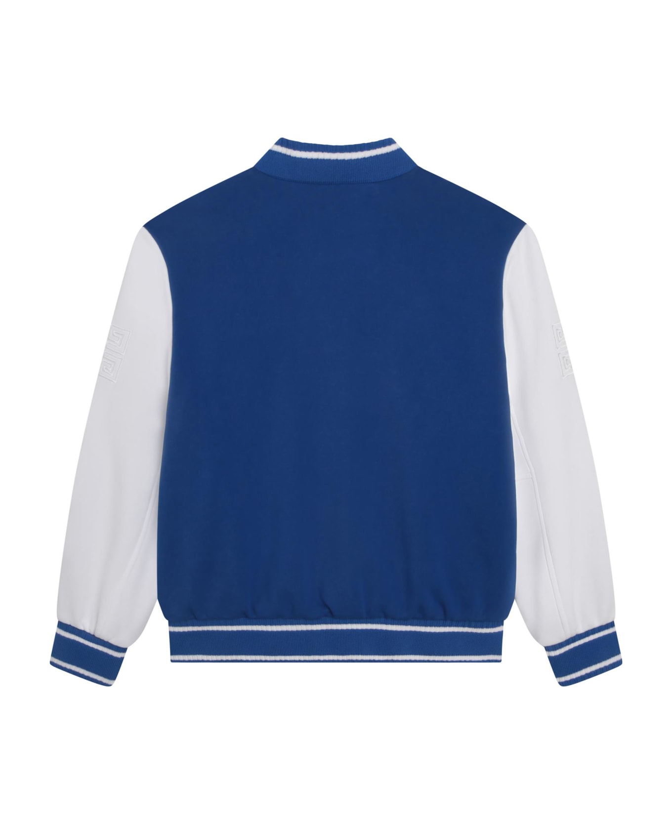 Givenchy Bomber Jacket With Logo - Blue