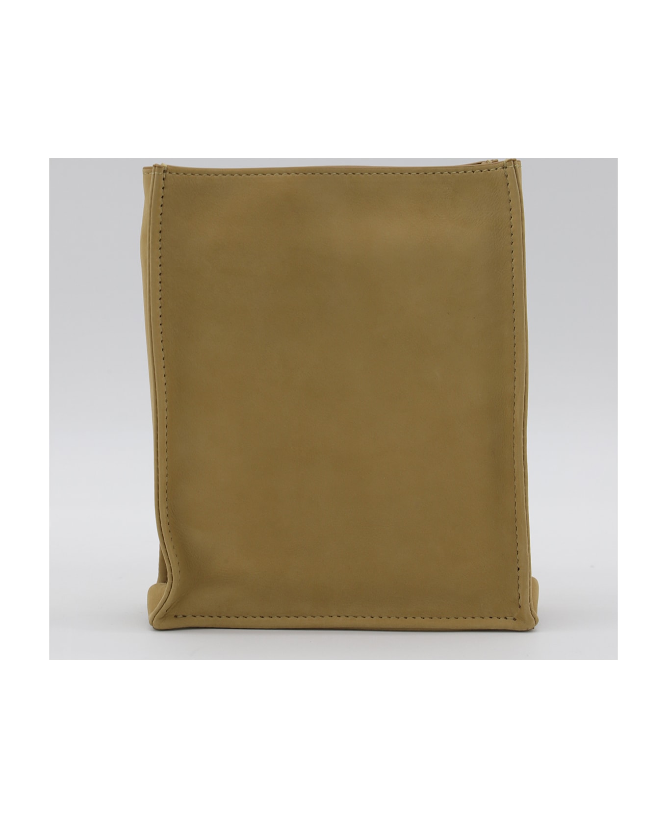 The Row Dark Yellow Leather Crossbody Bag - MUSTARD ANS