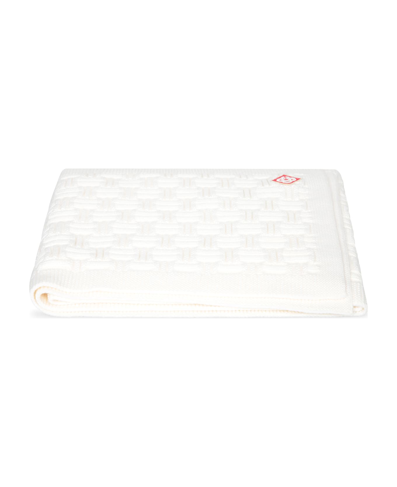 Casablanca Scarve In Beige Wool - White