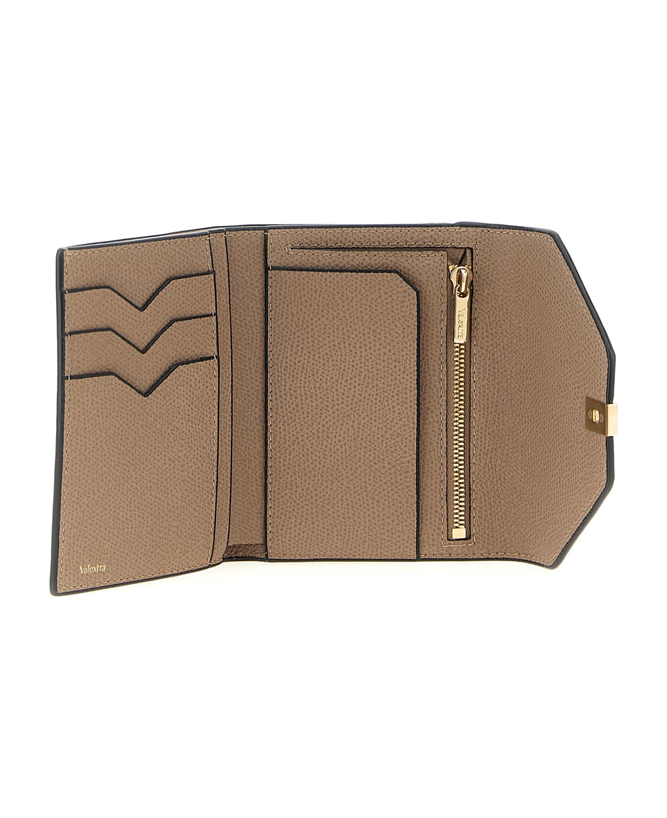 Valextra 
iside Trifold
 Wallet - Beige