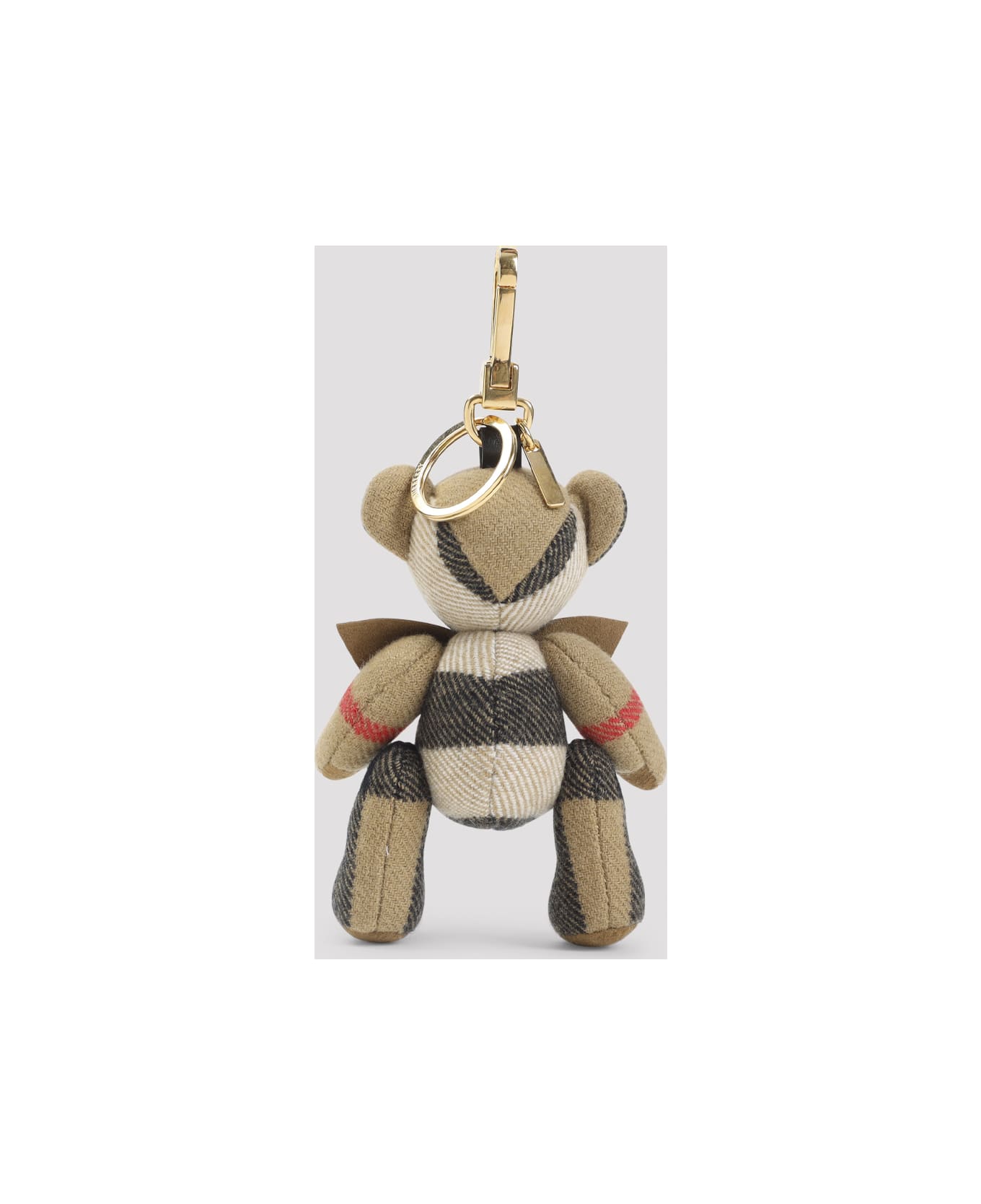 Burberry Thomas Check Key Ring - Archive Beige