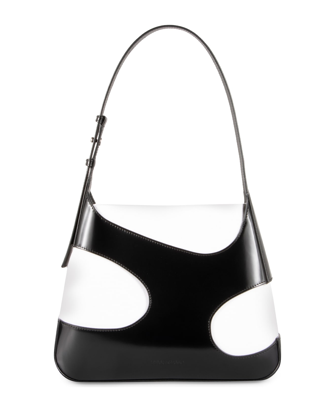 Ferragamo Leather And Canvas Shoulder Bag - Multicolor