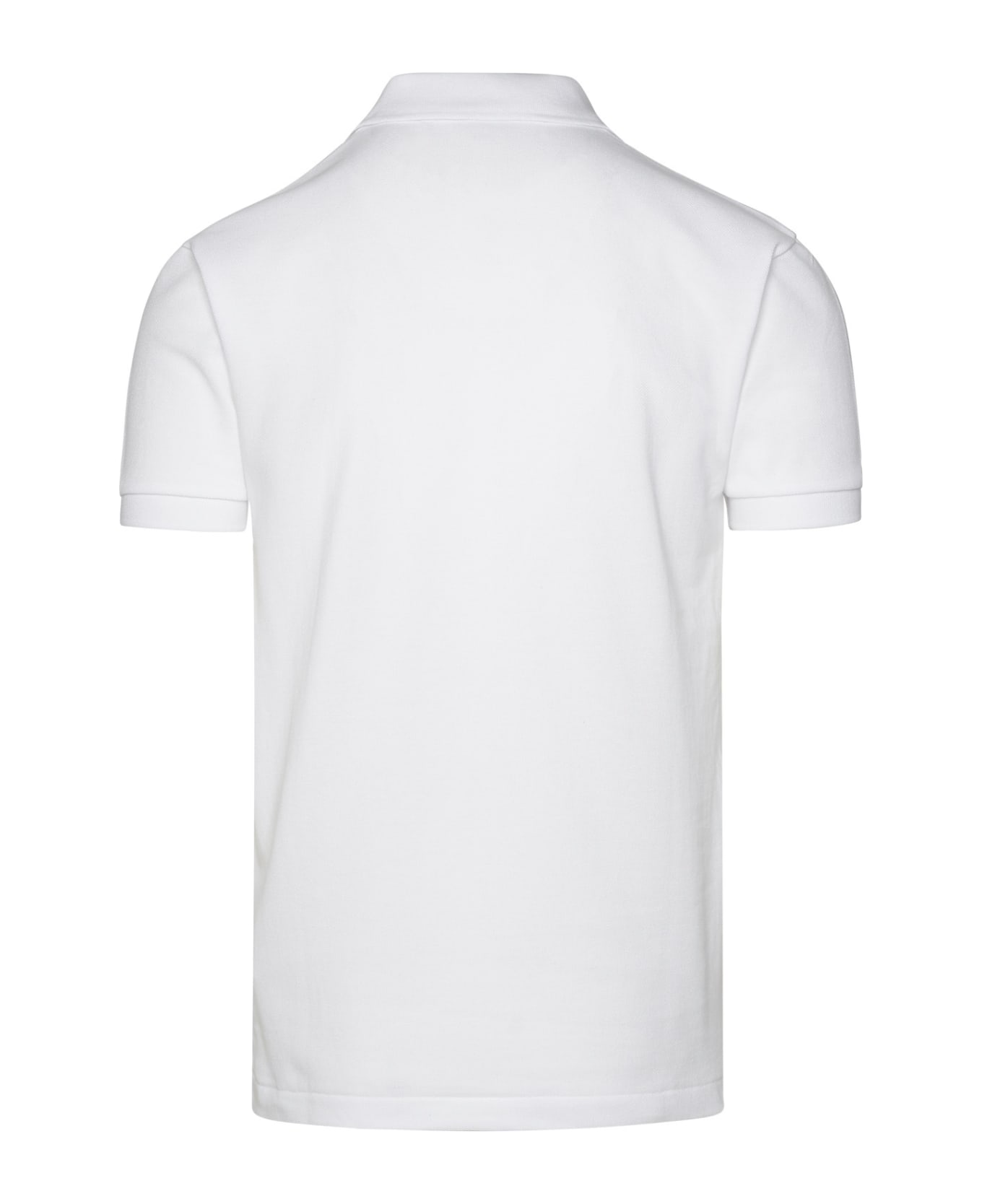 Comme des Garçons Play White Cotton Polo Shirt - White ポロシャツ