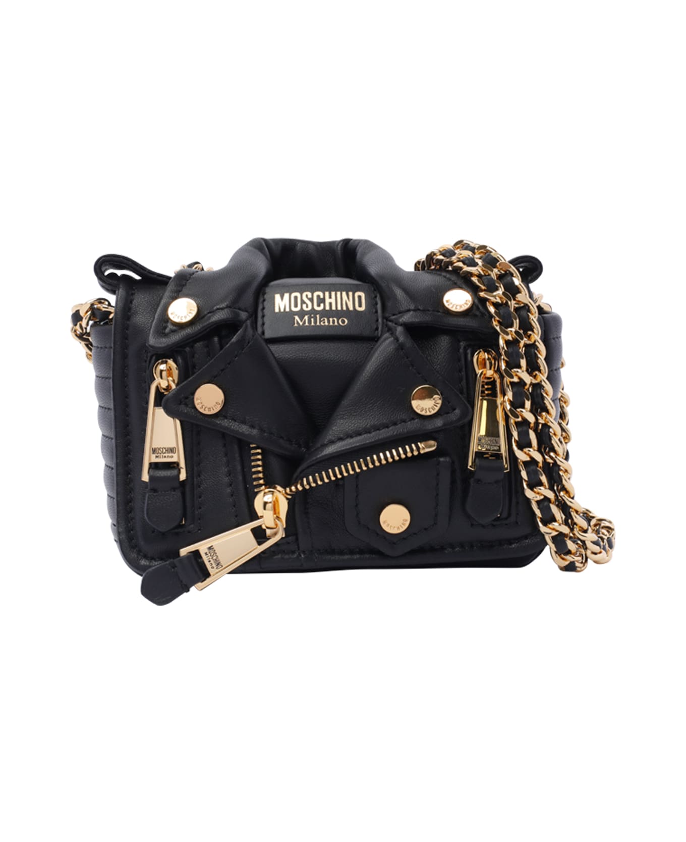 Moschino Biker Bag - Black