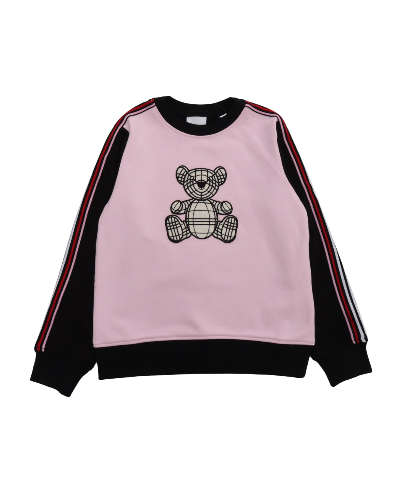 Burberry Pink And Black Sweatshirt - PINK ニットウェア＆スウェットシャツ