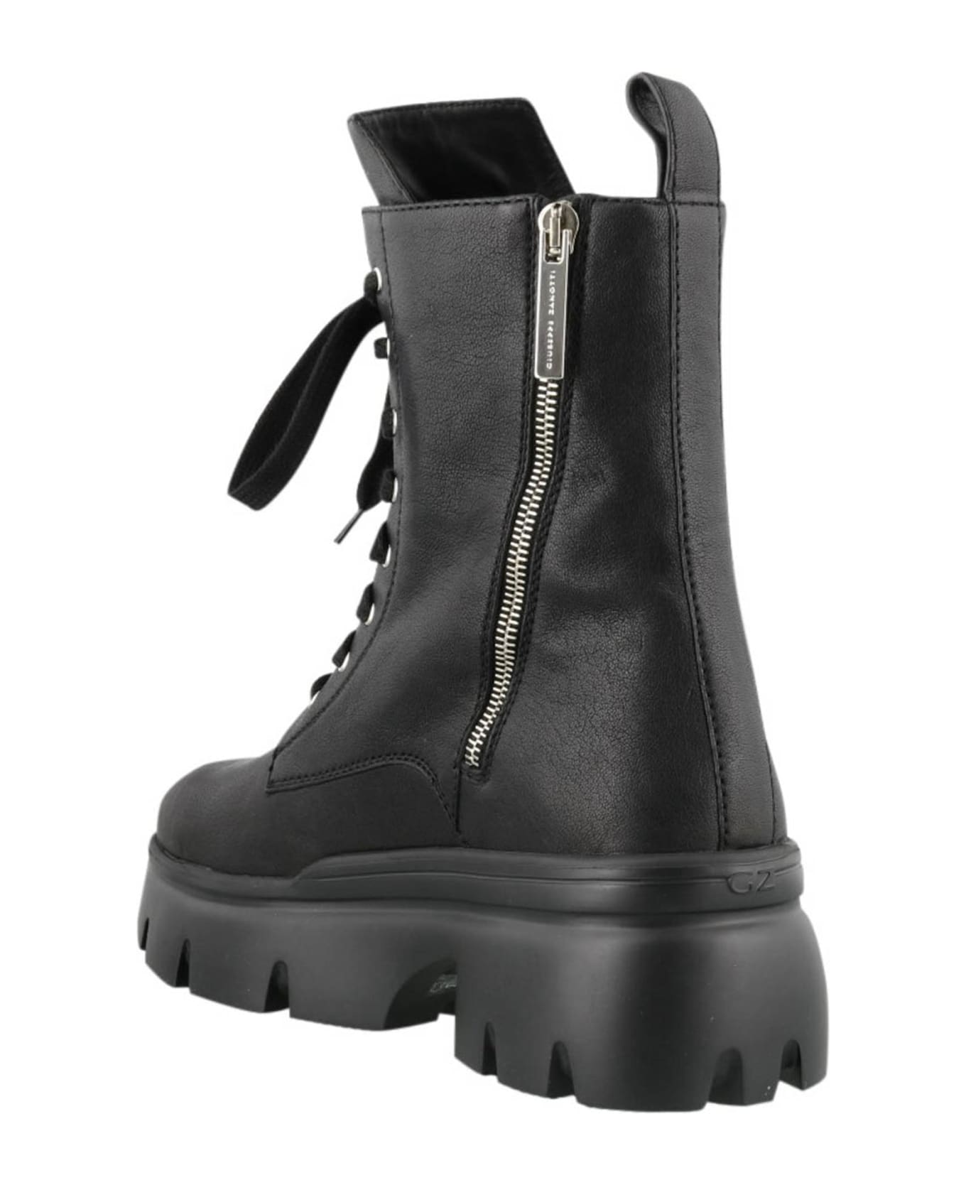 Giuseppe Zanotti Design Apocalypse Leather Boots - Black