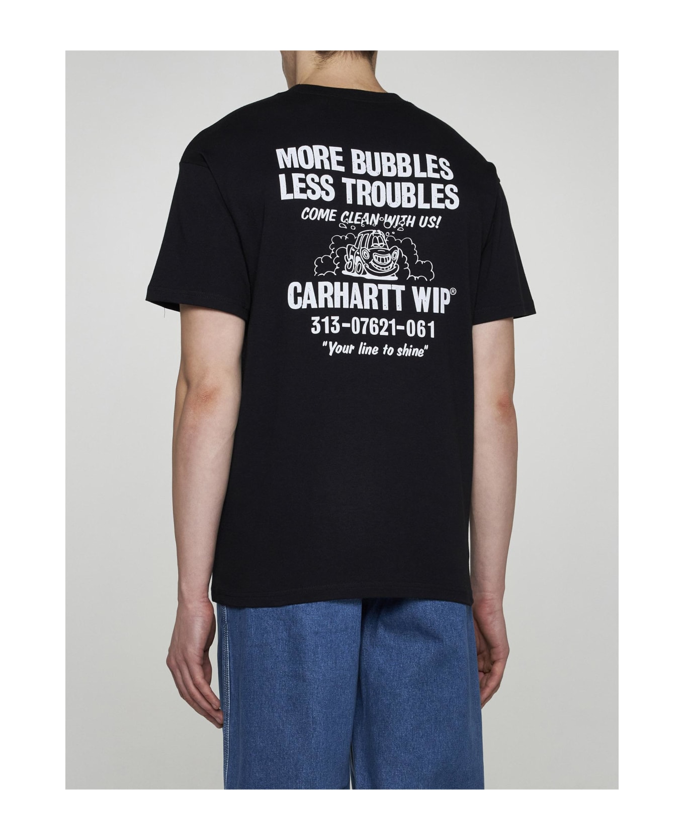 Carhartt Less Troubles Cotton T-shirt - BLACK