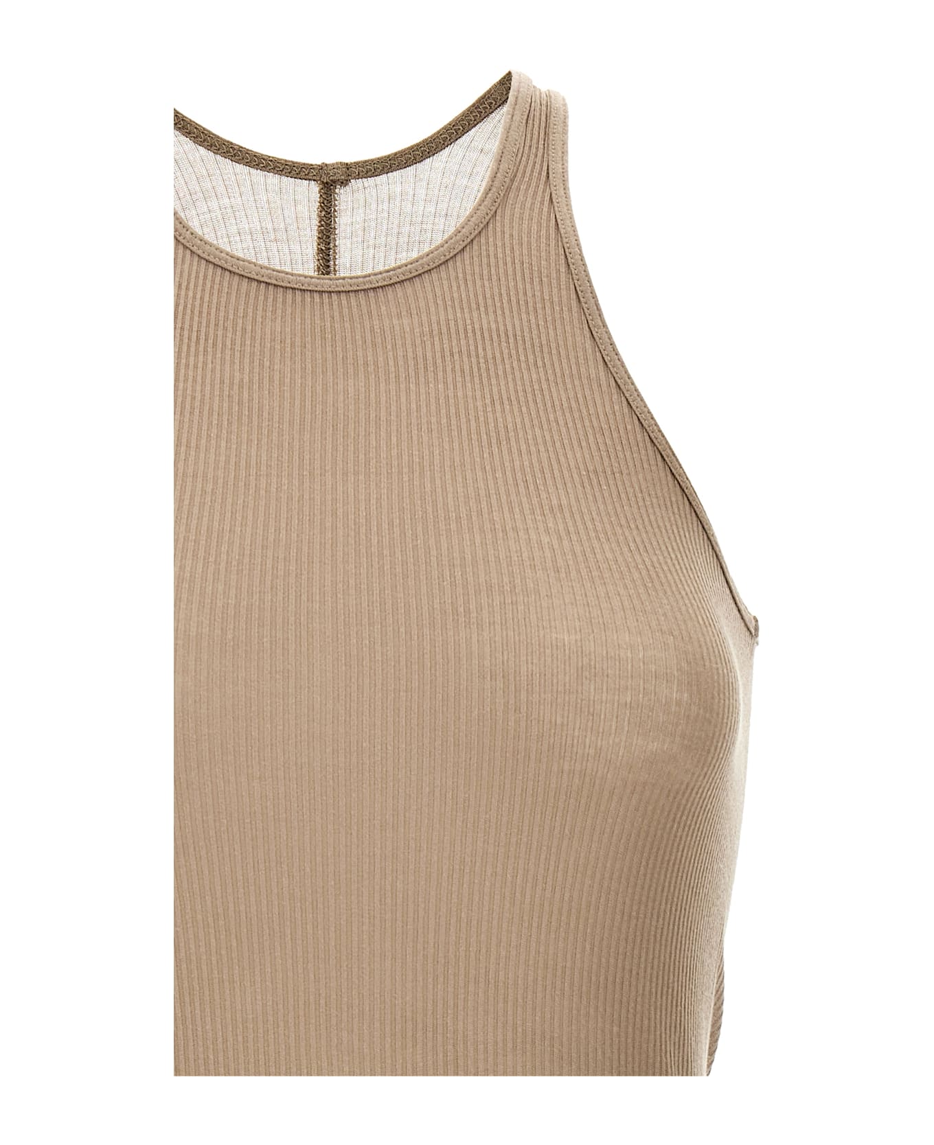 Rick Owens 
basic Rib
 Tank Top - Gray