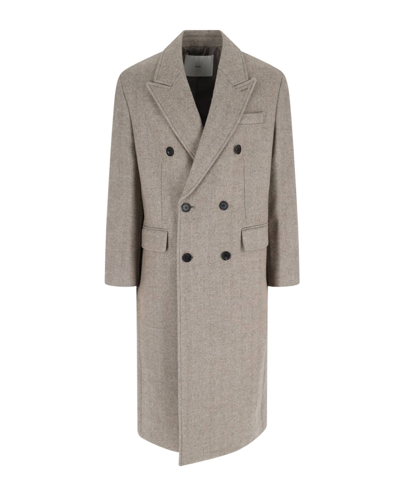 Dunst Double-breasted Wool Blend Coat - Beige