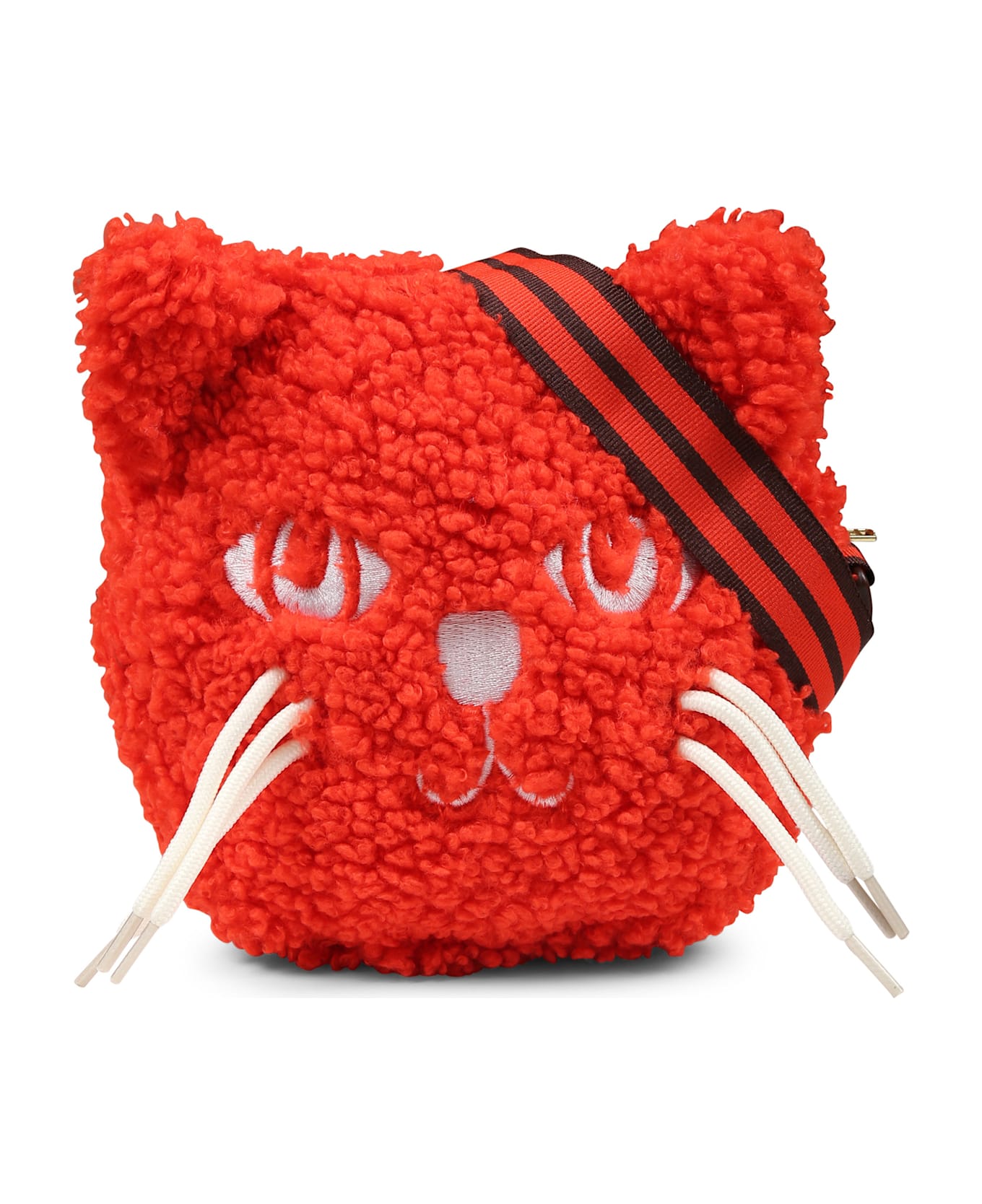 Mini Rodini Red Cat Bag For Girl With Cat - Red