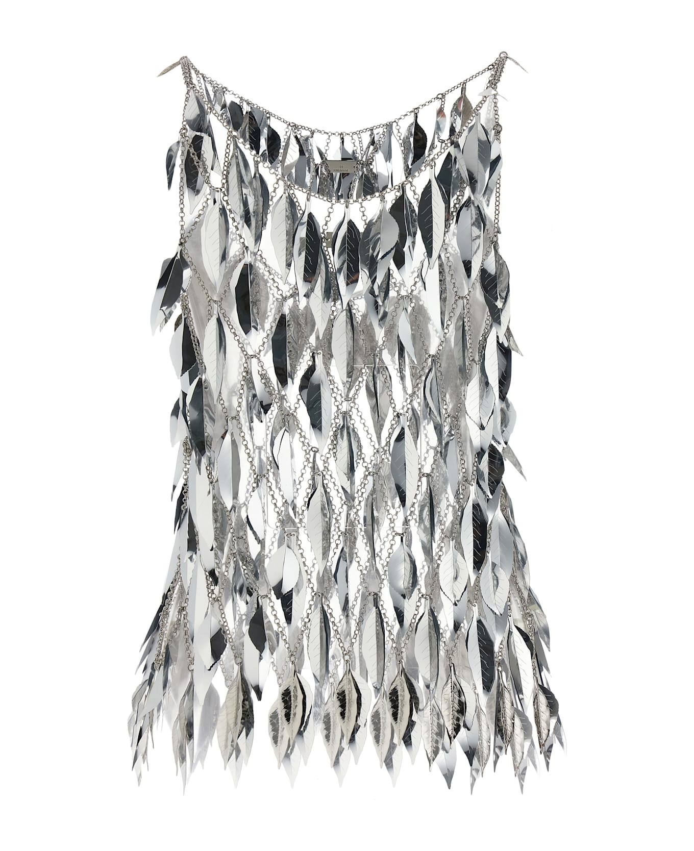 Paco Rabanne 'haut' Top - Silver