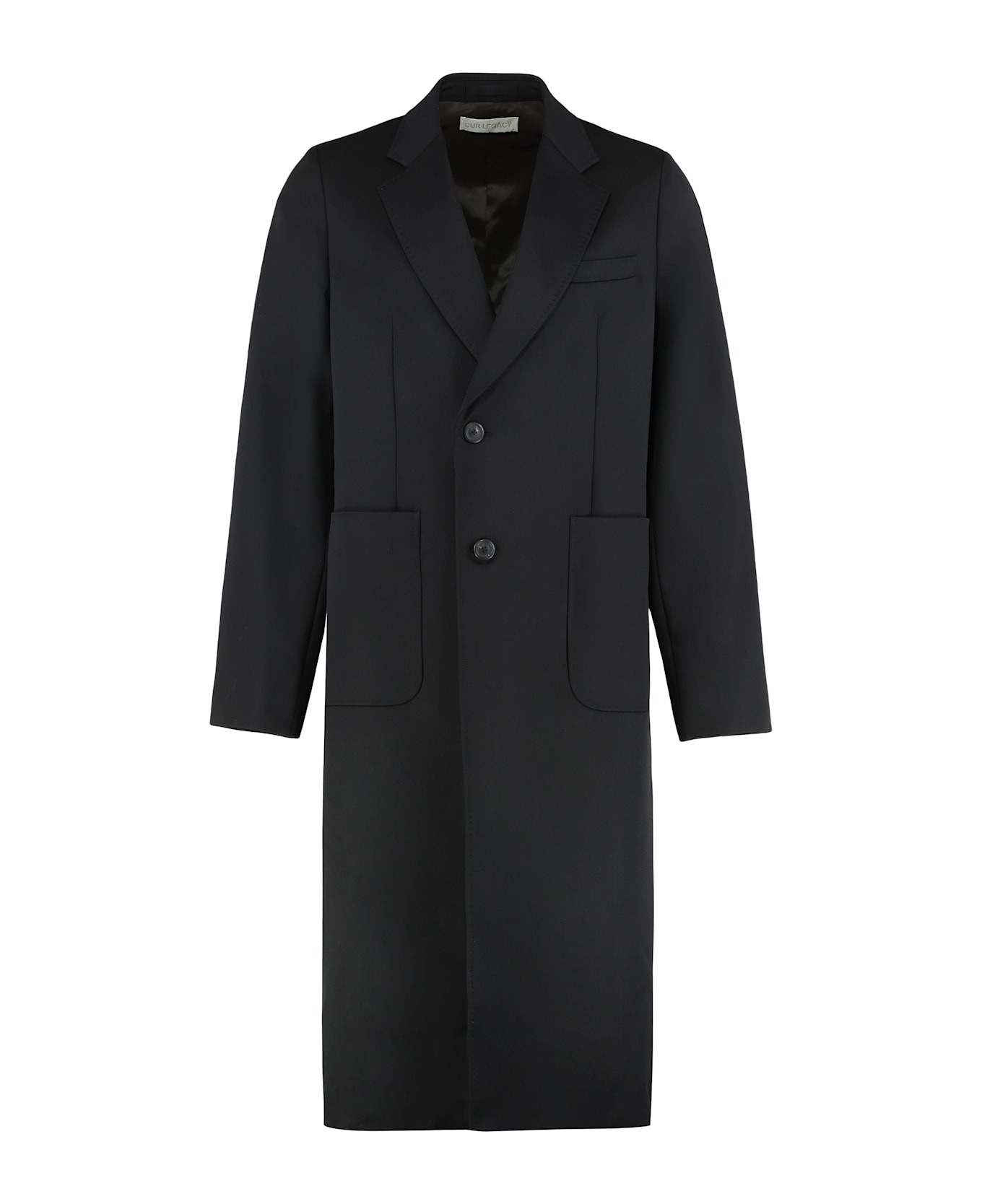 Our Legacy Technical Fabric Coat - black