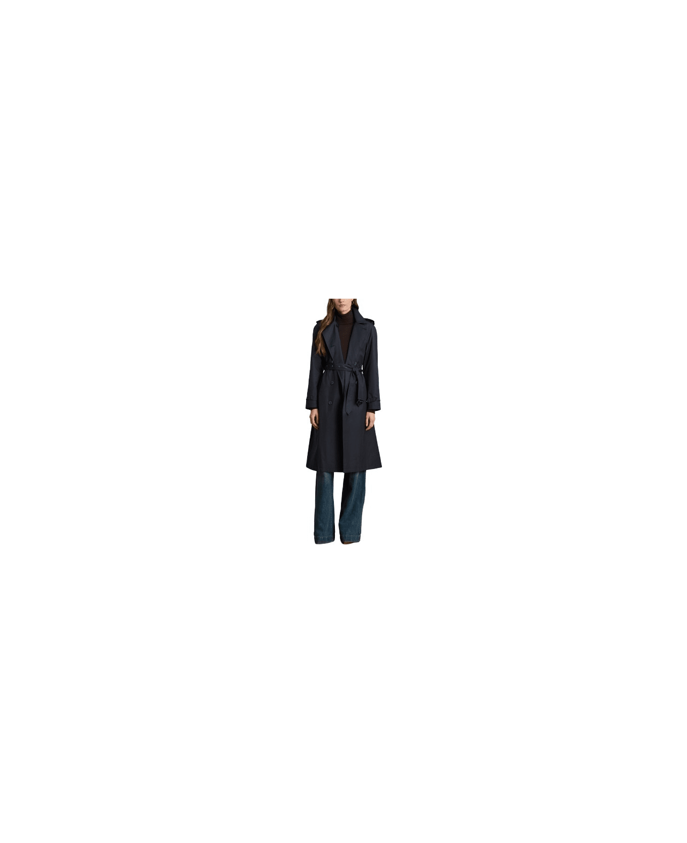 Ralph Lauren Bl Db W Ns44 Lined Coat - Dk Navy