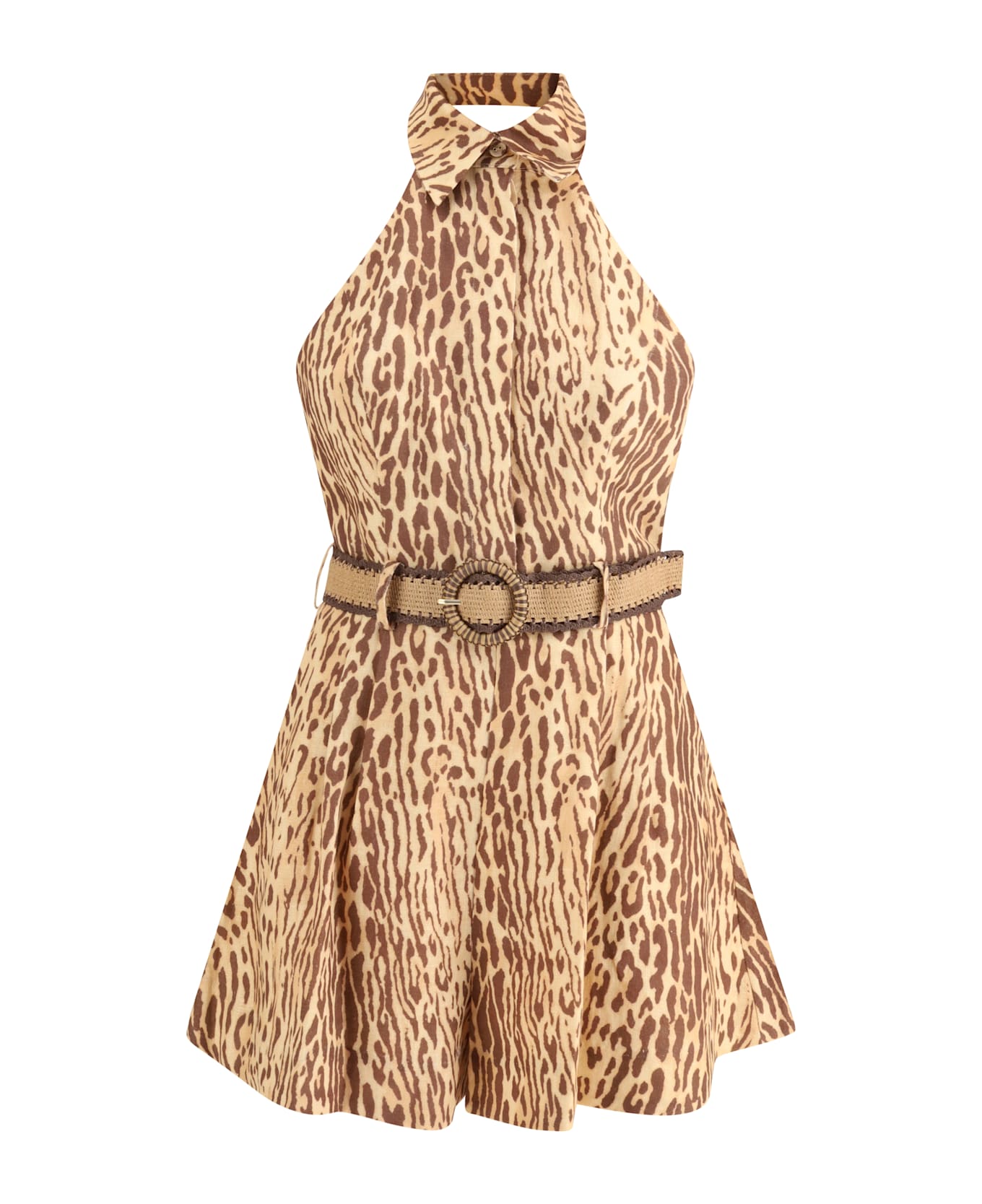 Zimmermann Leopard Short Dress