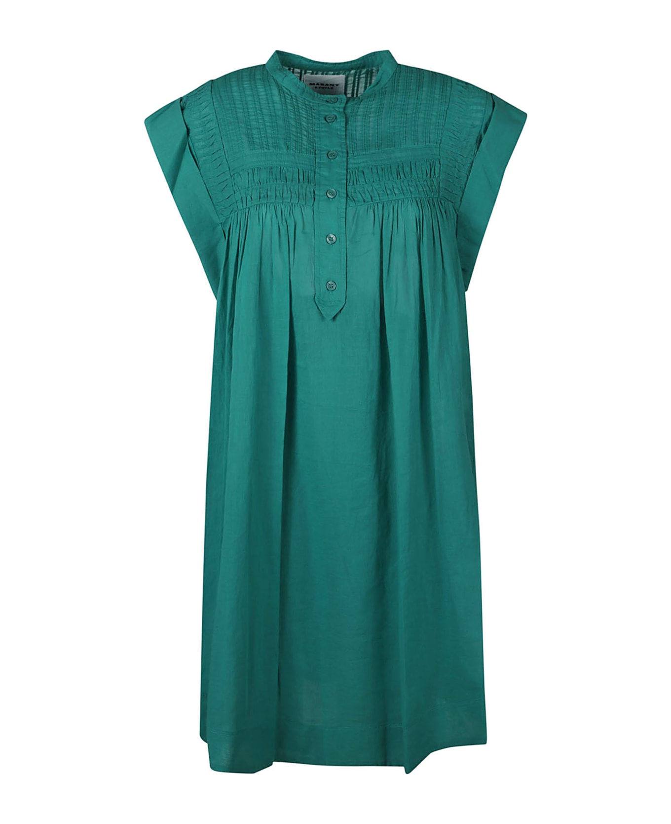Marant Étoile Leazali Shirt Dress - Emerald ワンピース＆ドレス