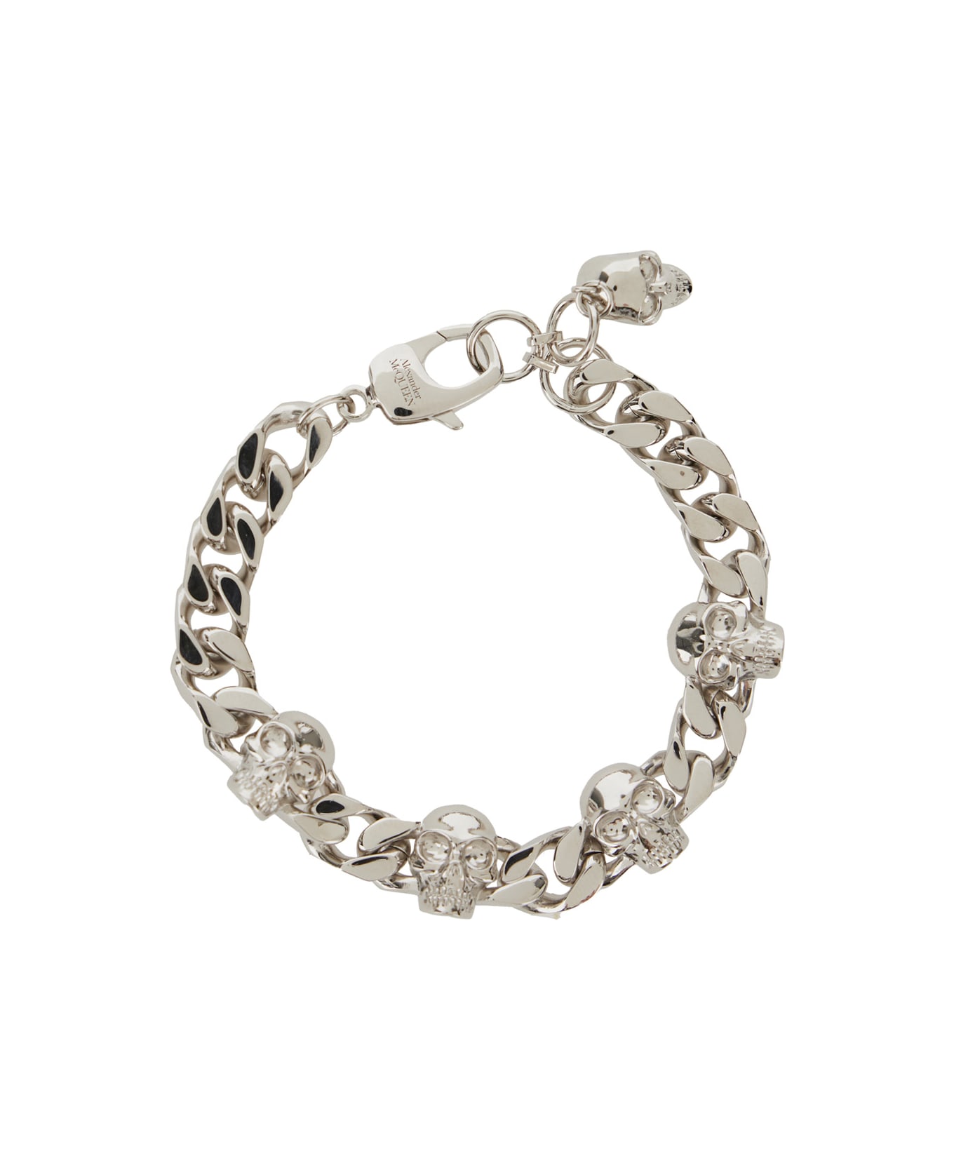 Alexander McQueen Skull Chain Bracelet - Metallic