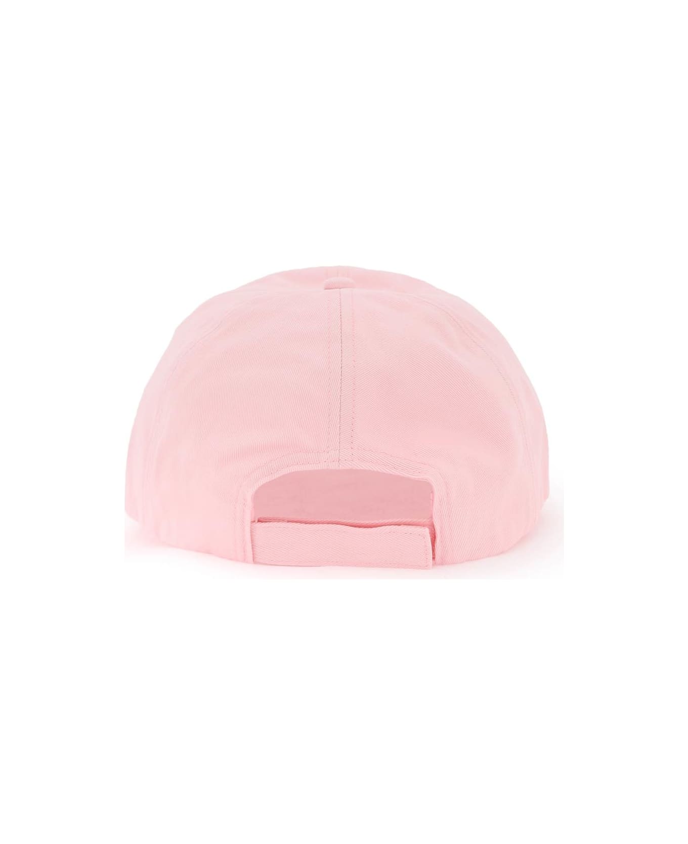 Ganni Baseball Cap With Logo Embroidery - SWEET LILAC (Pink)