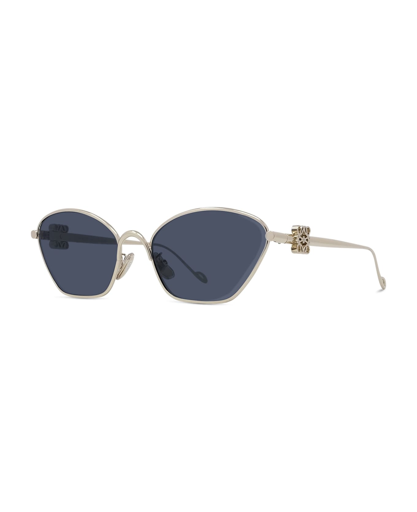 Loewe Lw40115u - Light Gold Sunglasses - shiny silver