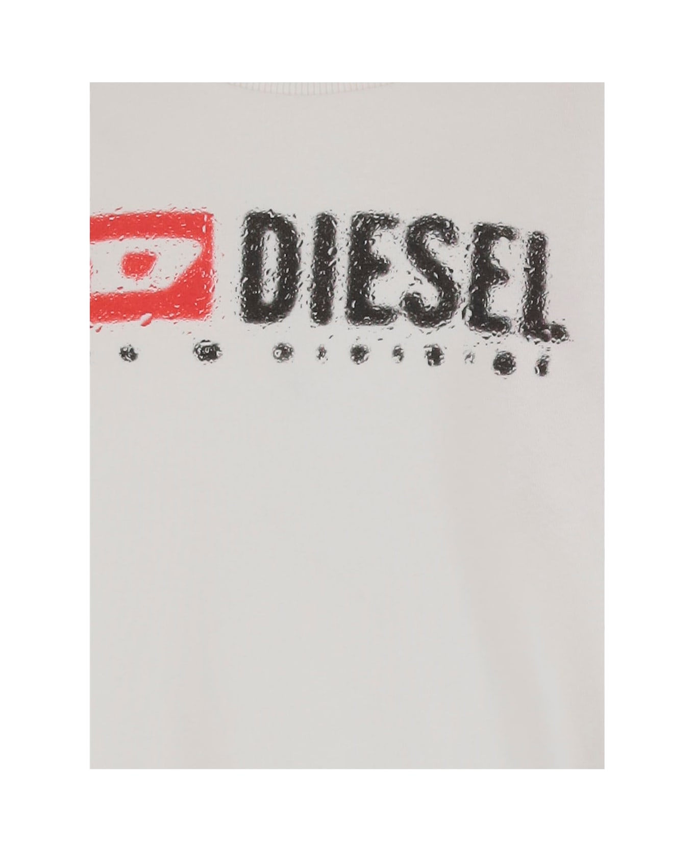 Diesel Cotton Blend Sweatshirt With Logo - Black