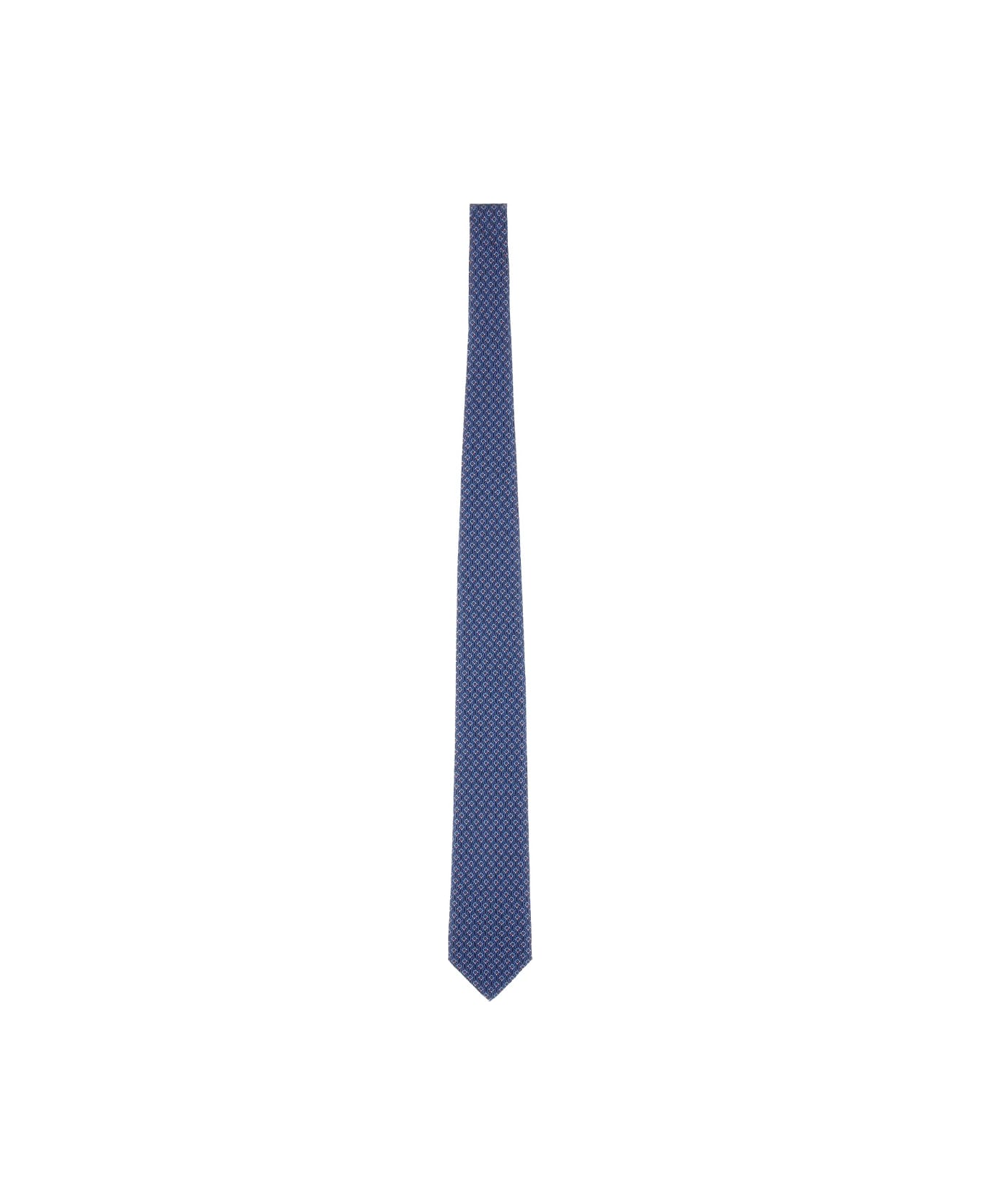 Ferragamo Silk Tie - BLUE