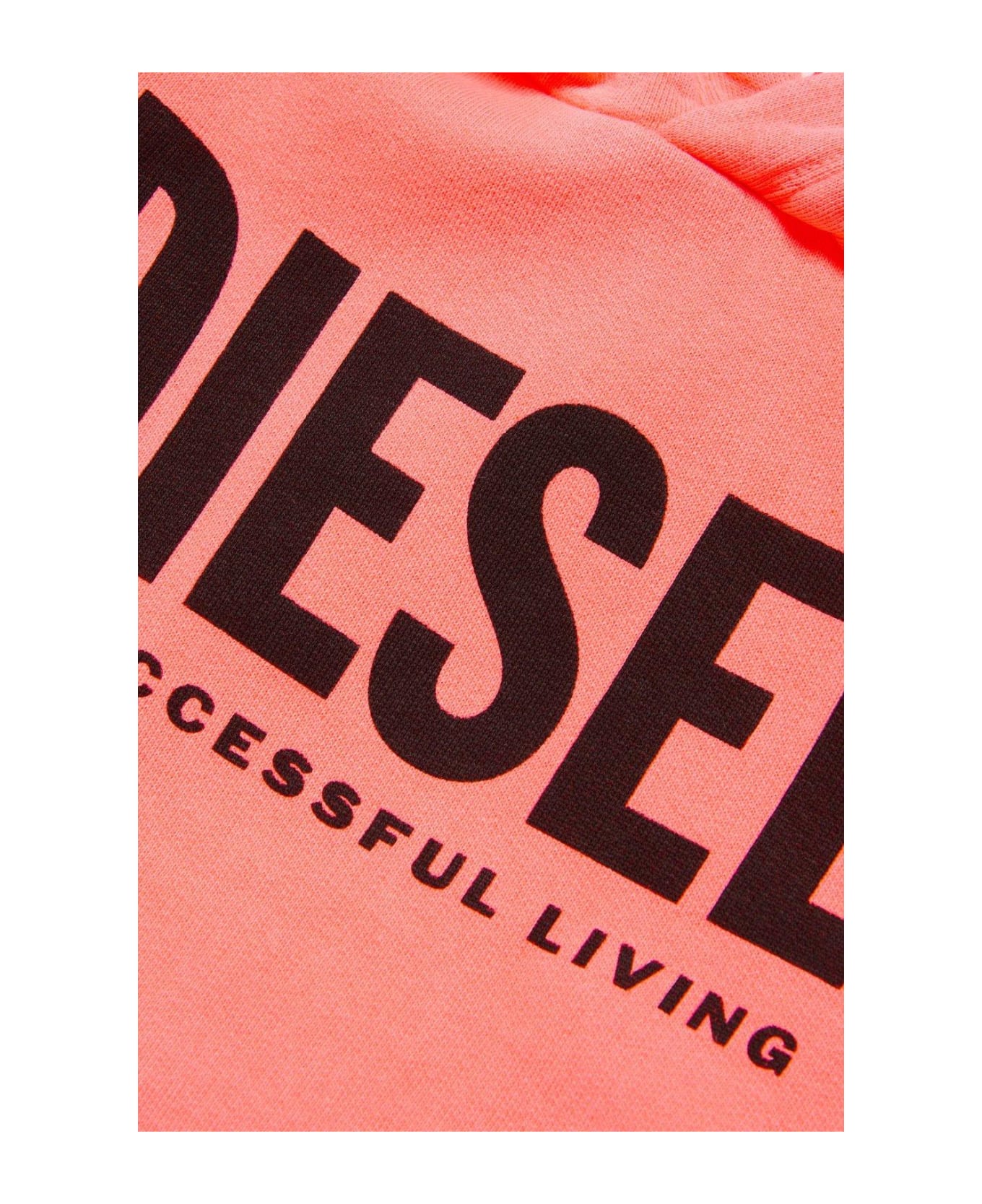 Diesel Snucihood Over Logo Printed Hoodie